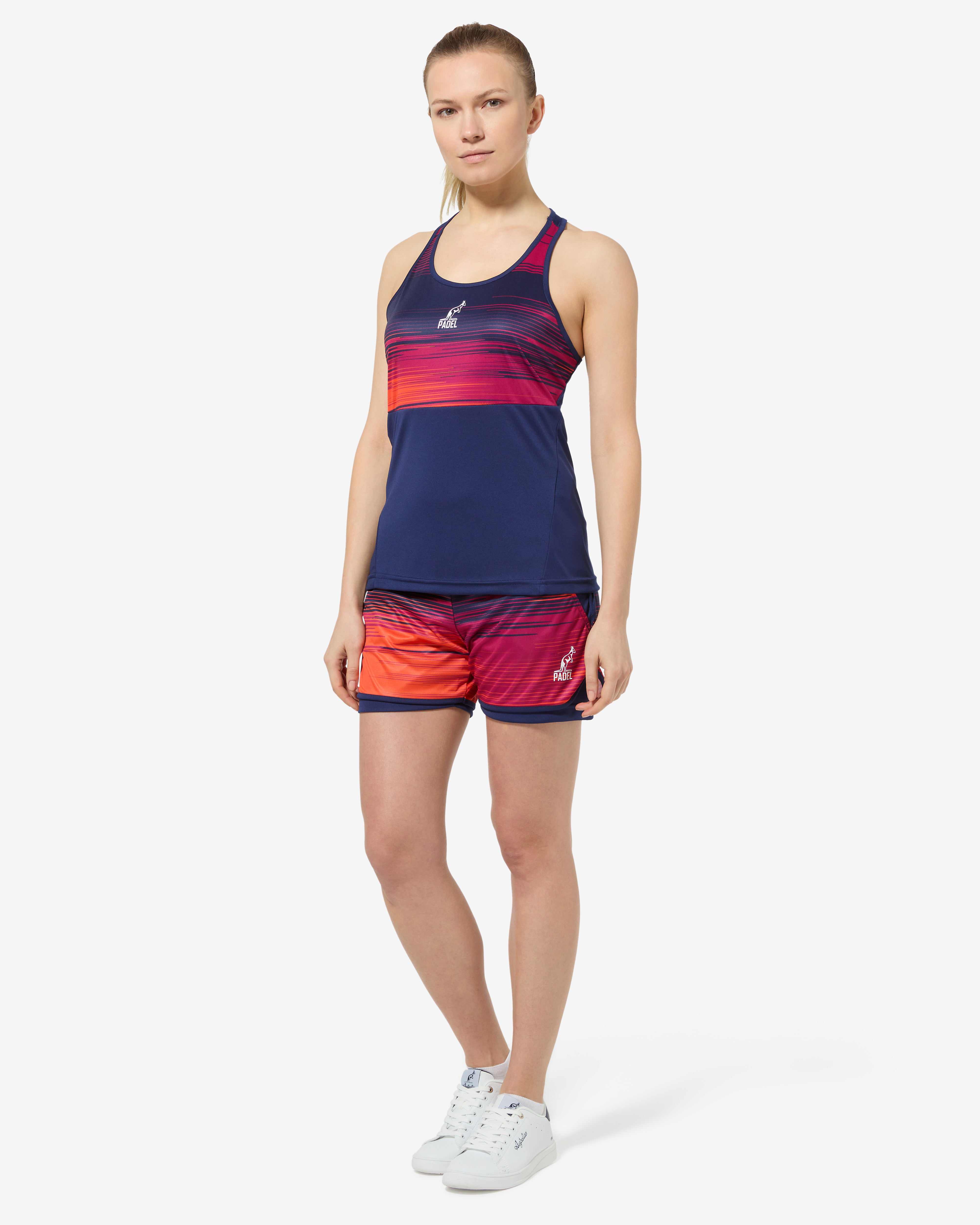 australian-gradient-lines-short-short-padel-ace-con-sottopantaloncino image 2