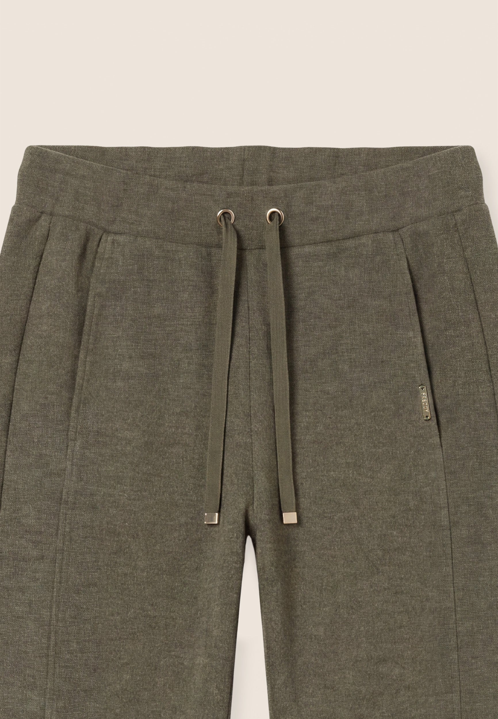 freddy-pantaloni-donna-effetto-tricot-con-cuciture-laterali-regular-felpa image 7