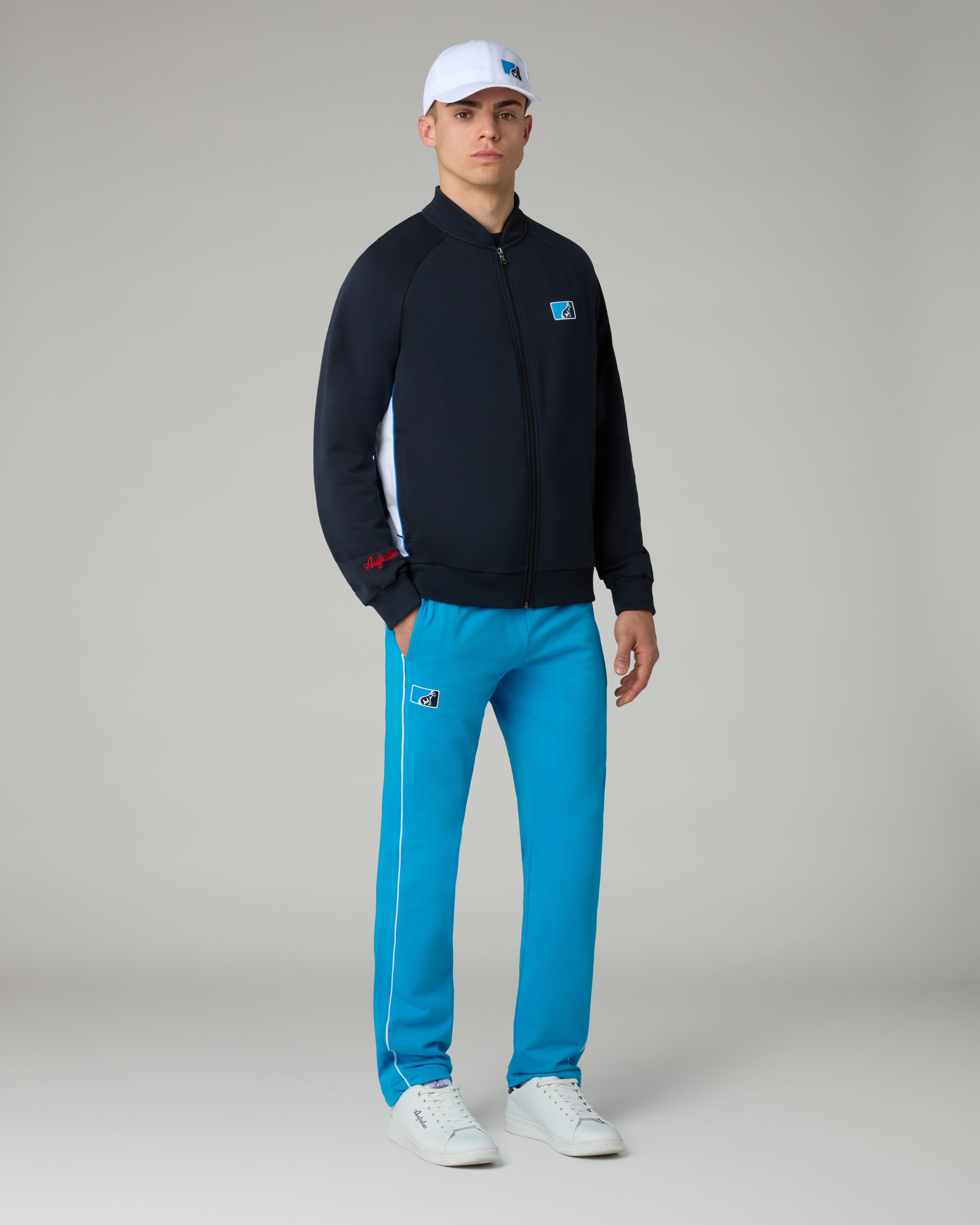australian-league-track-jacket-giacca-felpa-uomo-blu-navy image 2