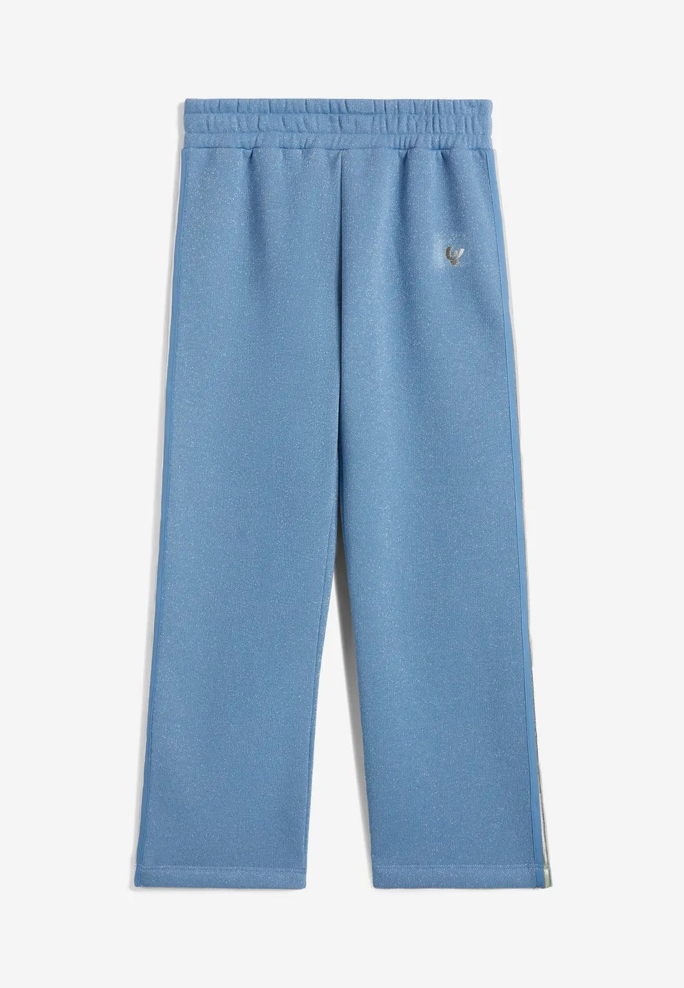 freddy-pantaloni-bambina-regular-gamba-dritta-in-cotone-e-lurex image 1