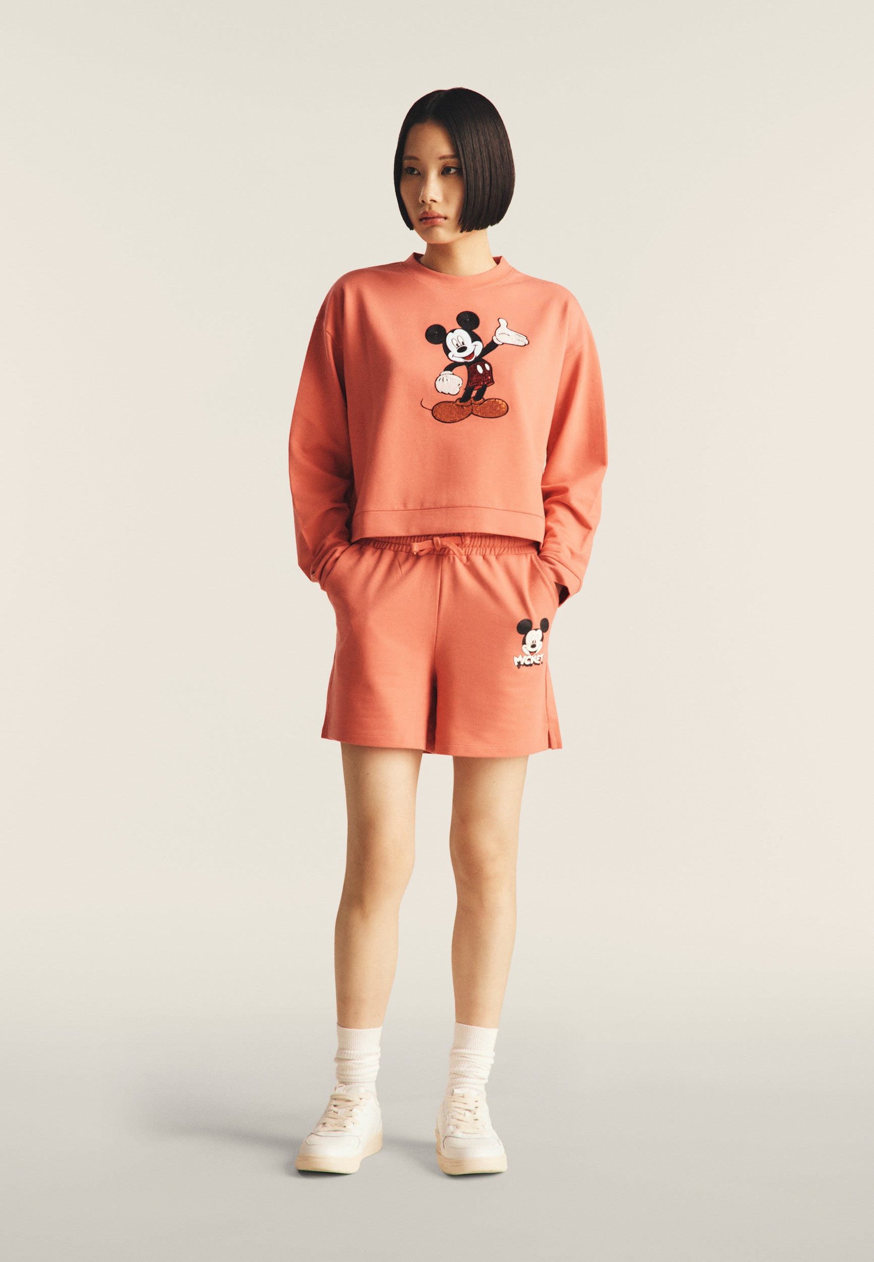 freddy-felpa-cropped-comfort-fit-mickey-mouse-french-terry image 2