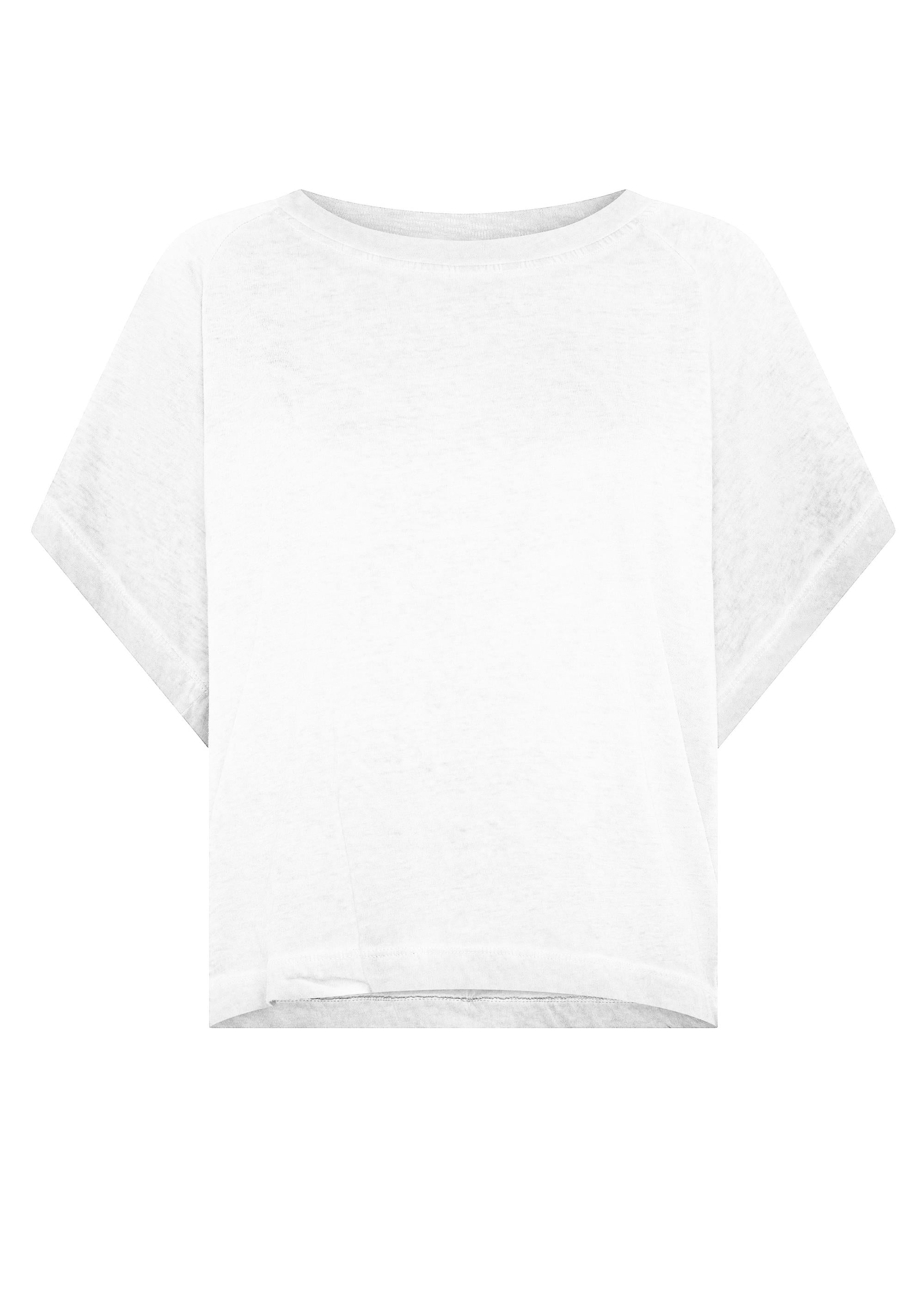 deha-t-shirt-effetto-sfumato-in-cotone-organico-bianco image 1