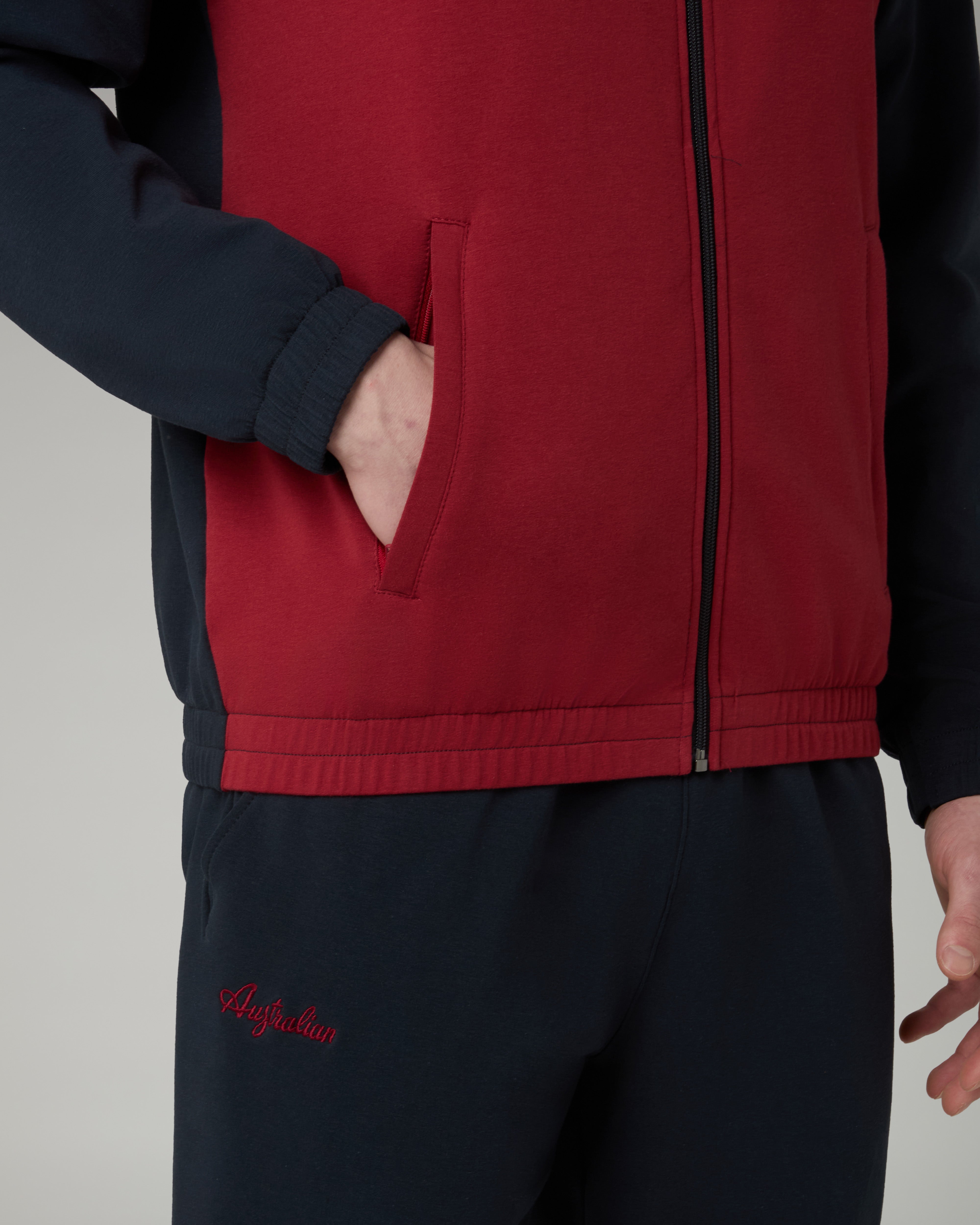 australian-heritage-tracksuit-tuta-in-felpa-bordeaux-made-in-italy image 5