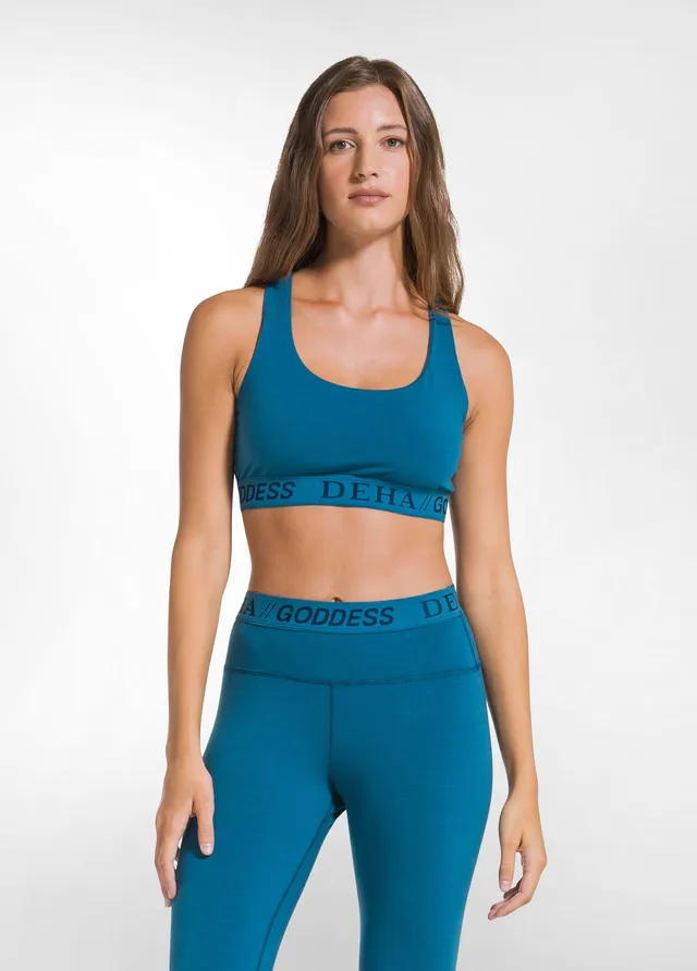 deha-top-vogatore-corto-in-jersey-stretch-verde image 1