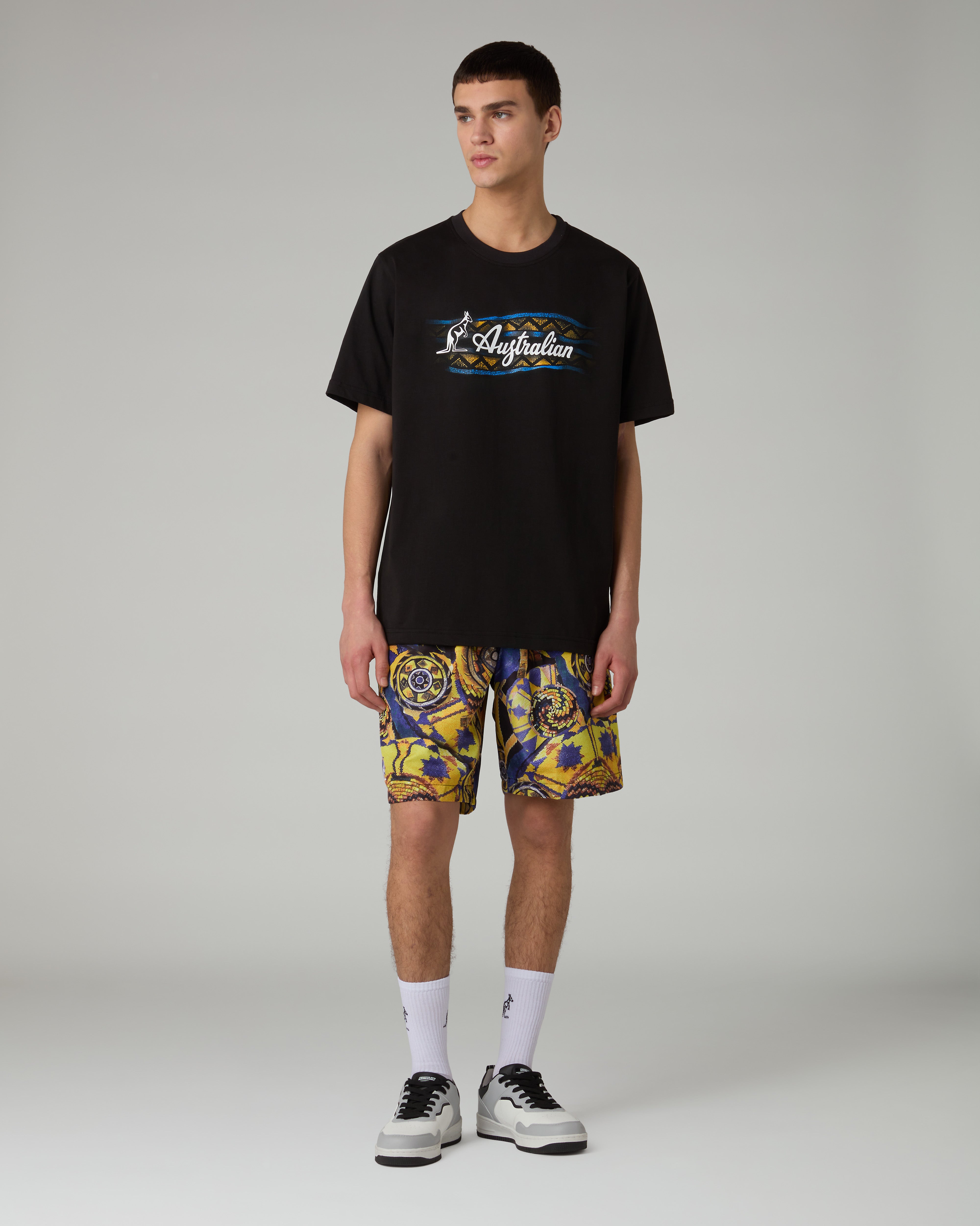 australian-mistero-cotton-t-shirt-maglia-cotone-nero-made-in-italy image 2