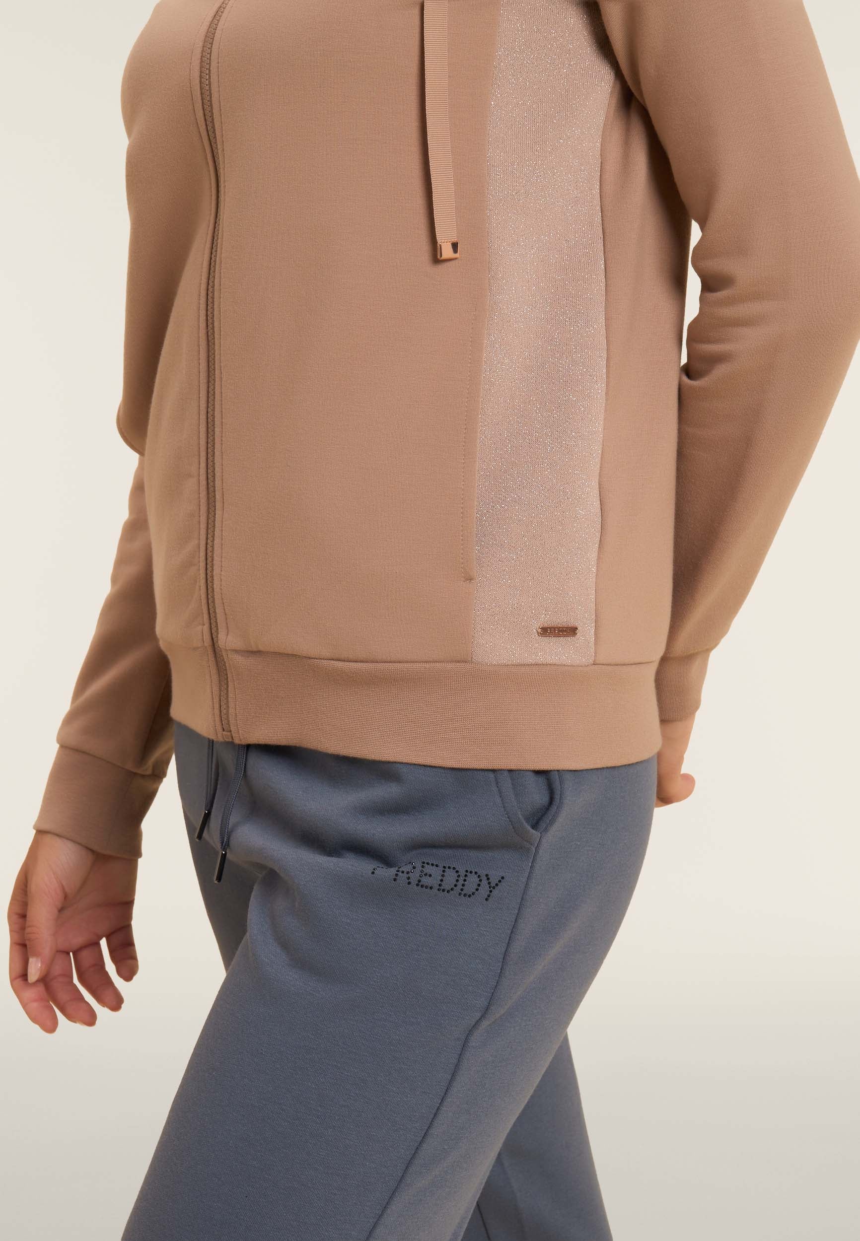 freddy-felpa-donna-full-zip-collo-alto-inserti-m-lange-lurex image 5