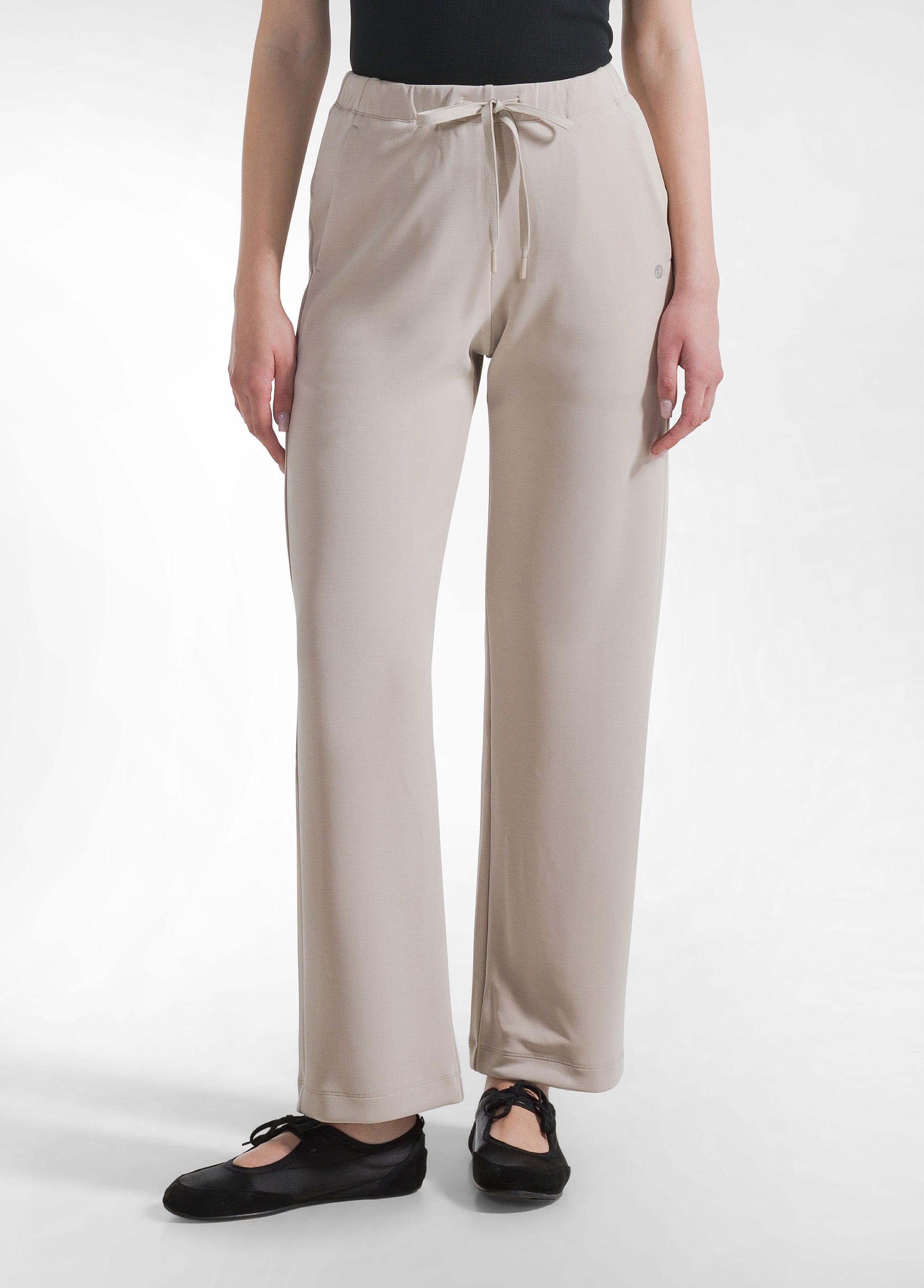 deha-pantalone-dritto-soft-touch-beige-d22005-modal-comfort image 2
