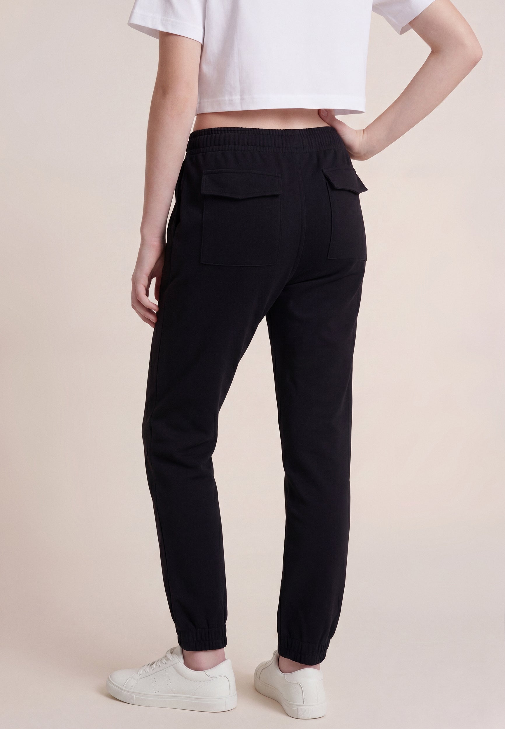 freddy-pantaloni-regular-bambina-tessuto-tecnico-tasche-applicate image 3