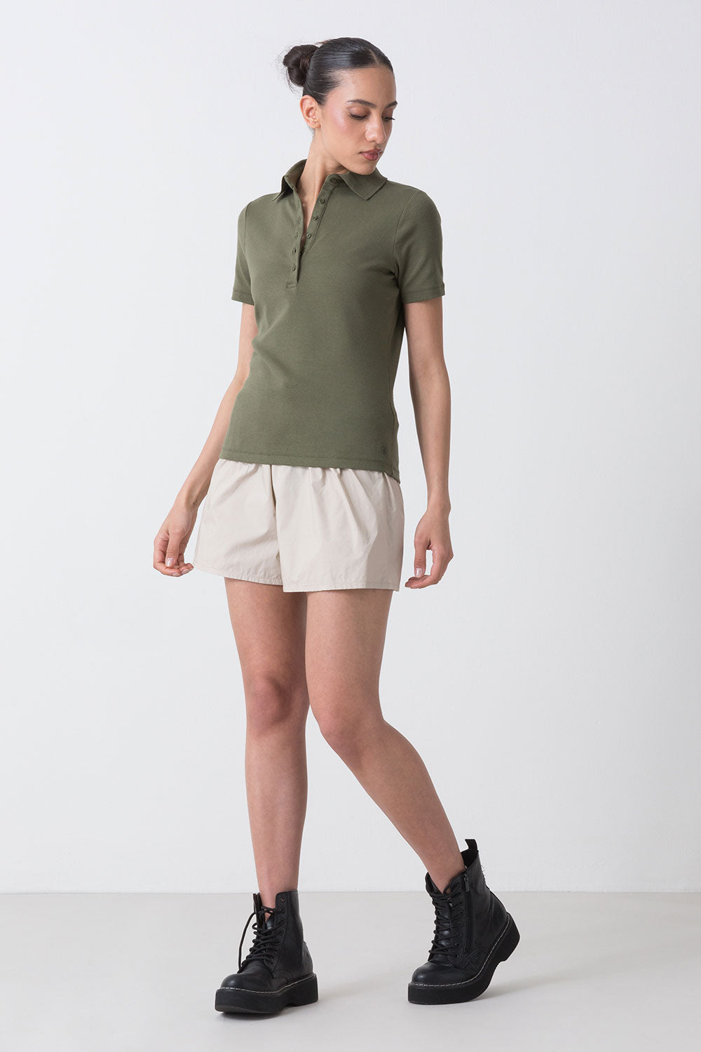 dimensione-danza-city-polo-a-maniche-corte-con-colletto-alto-donna image 3