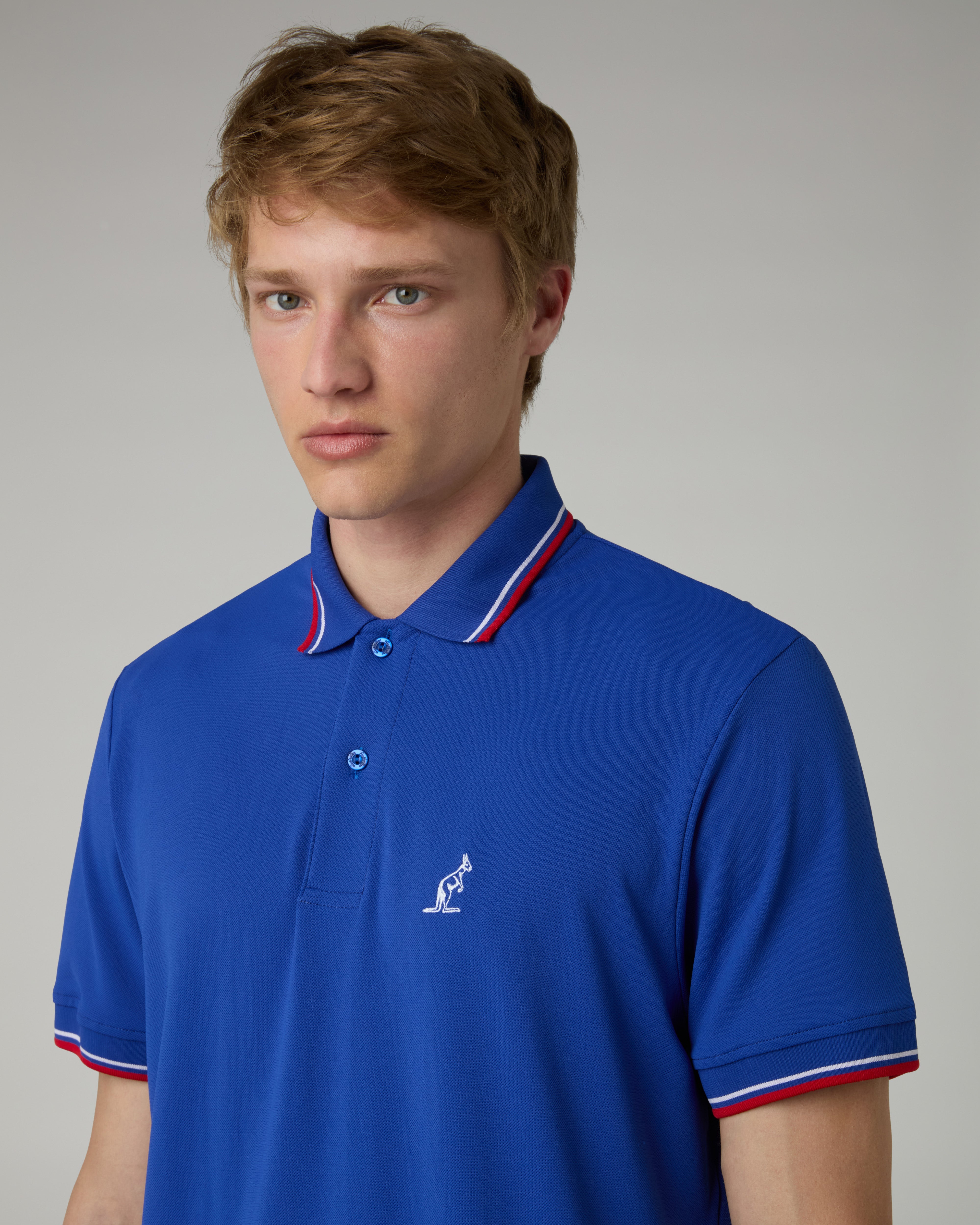 australian-league-2-stripes-polo-shirt-tecnica-royal image 4