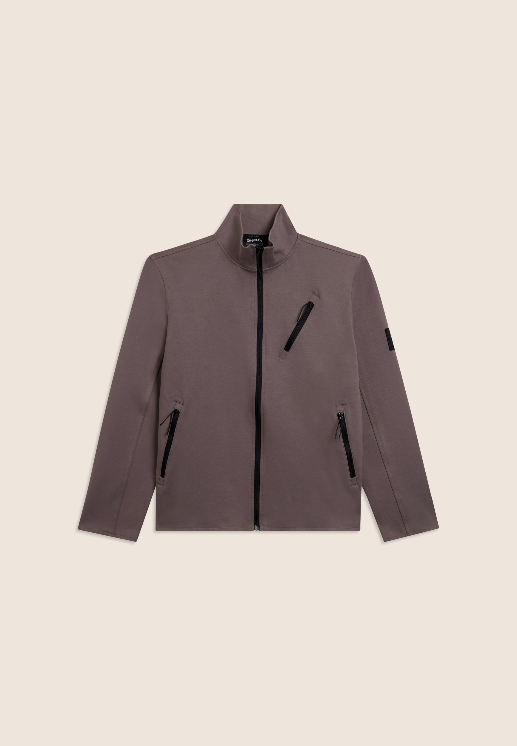 freddy-felpa-full-zip-uomo-con-taschino-obliquo-e-collo-alto image 1