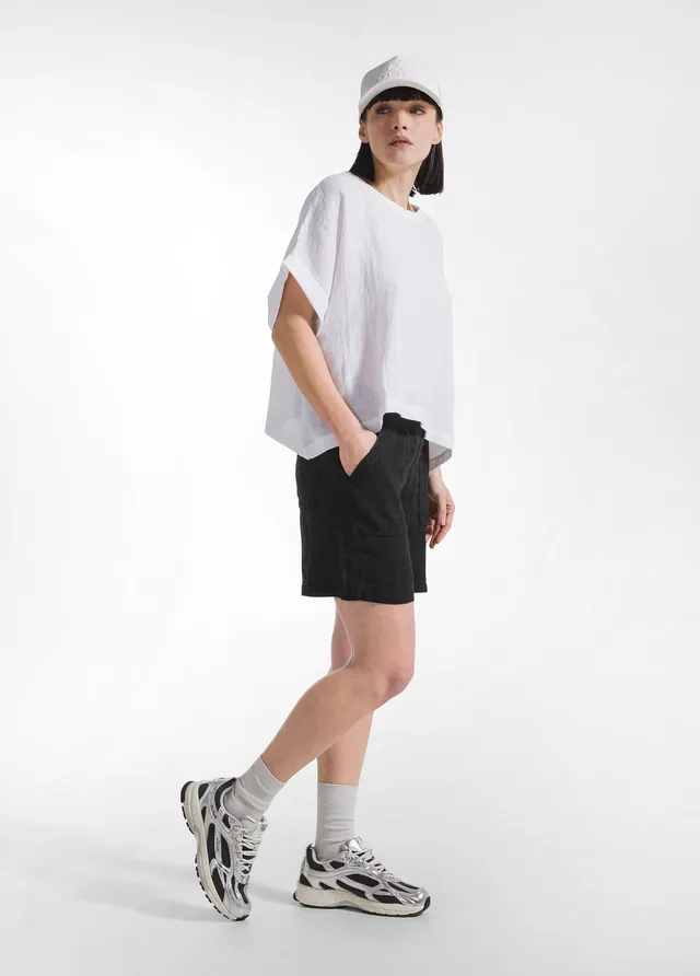 deha-shorts-in-lino-nero image 1