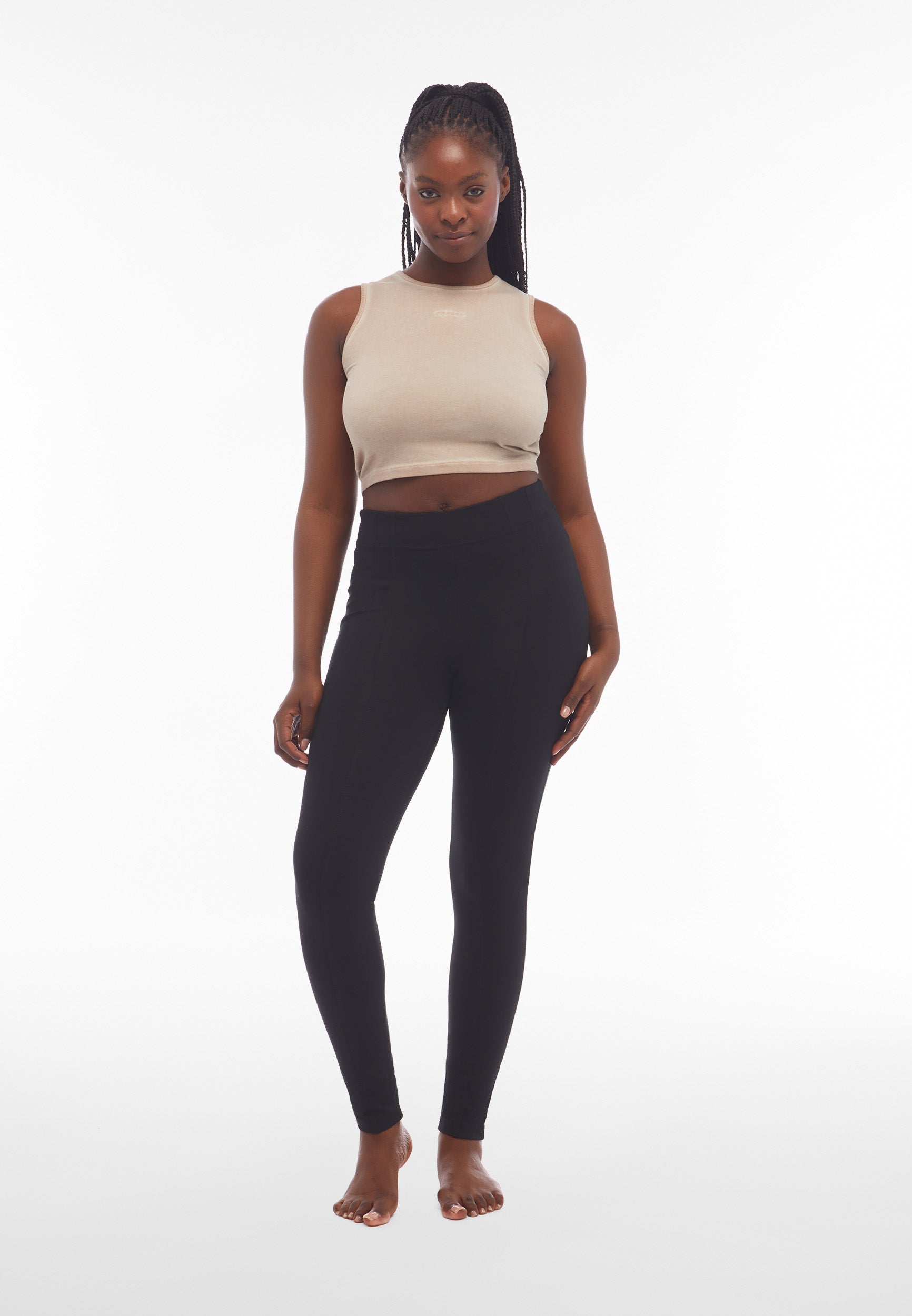 freddy-n-o-w-pantaloni-in-jersey-vita-bustier-impuntura-centrale image 2