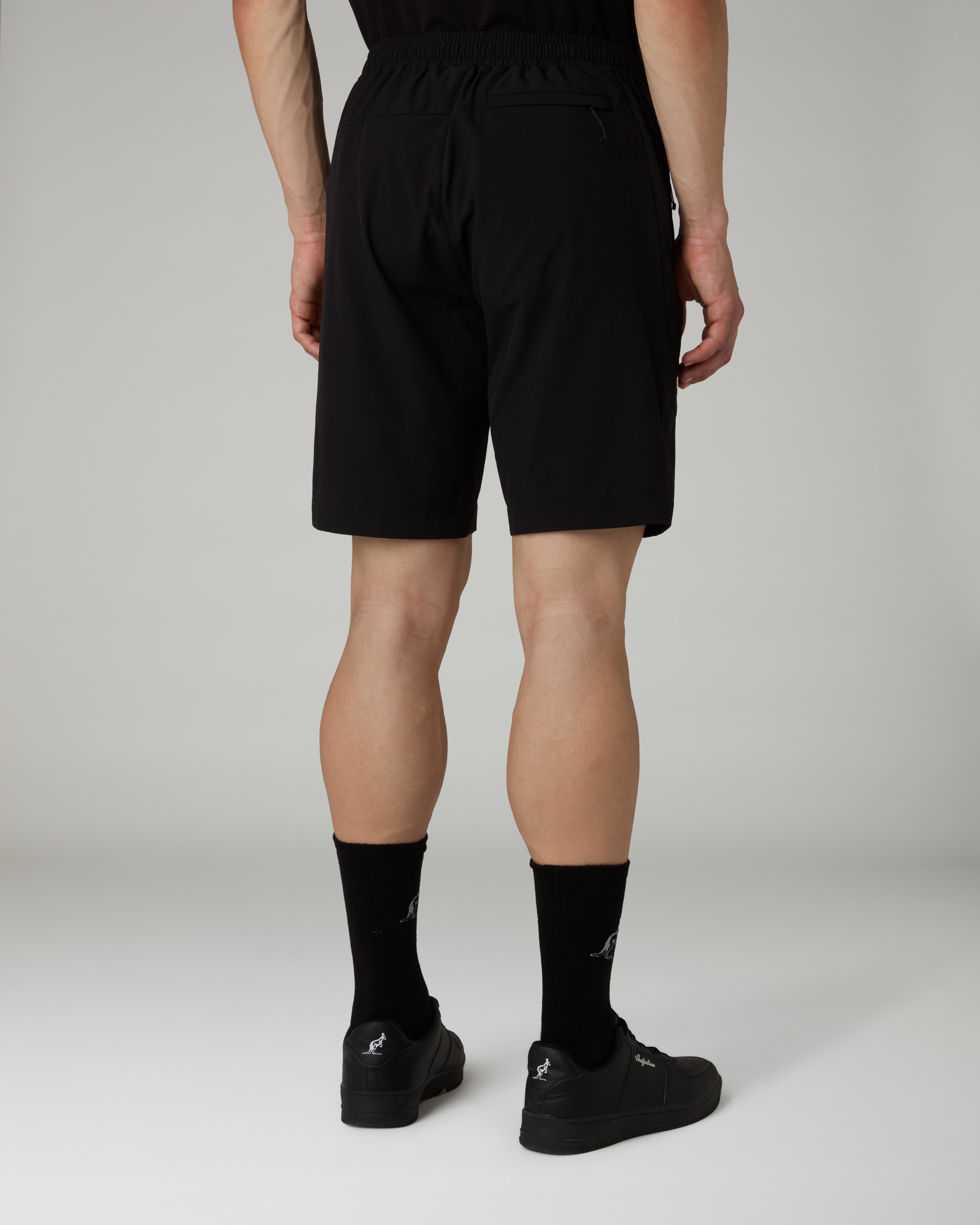 australian-city-slam-short-nero-short-bi-elastico-slam-con-zip image 3