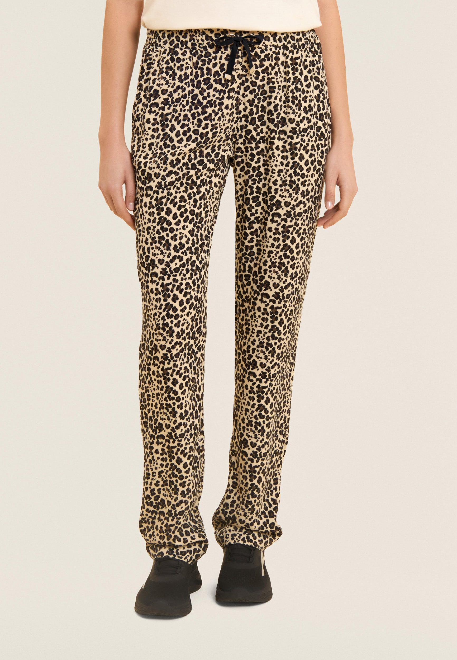 freddy-pantaloni-straight-leg-in-viscosa-stampa-animalier image 1