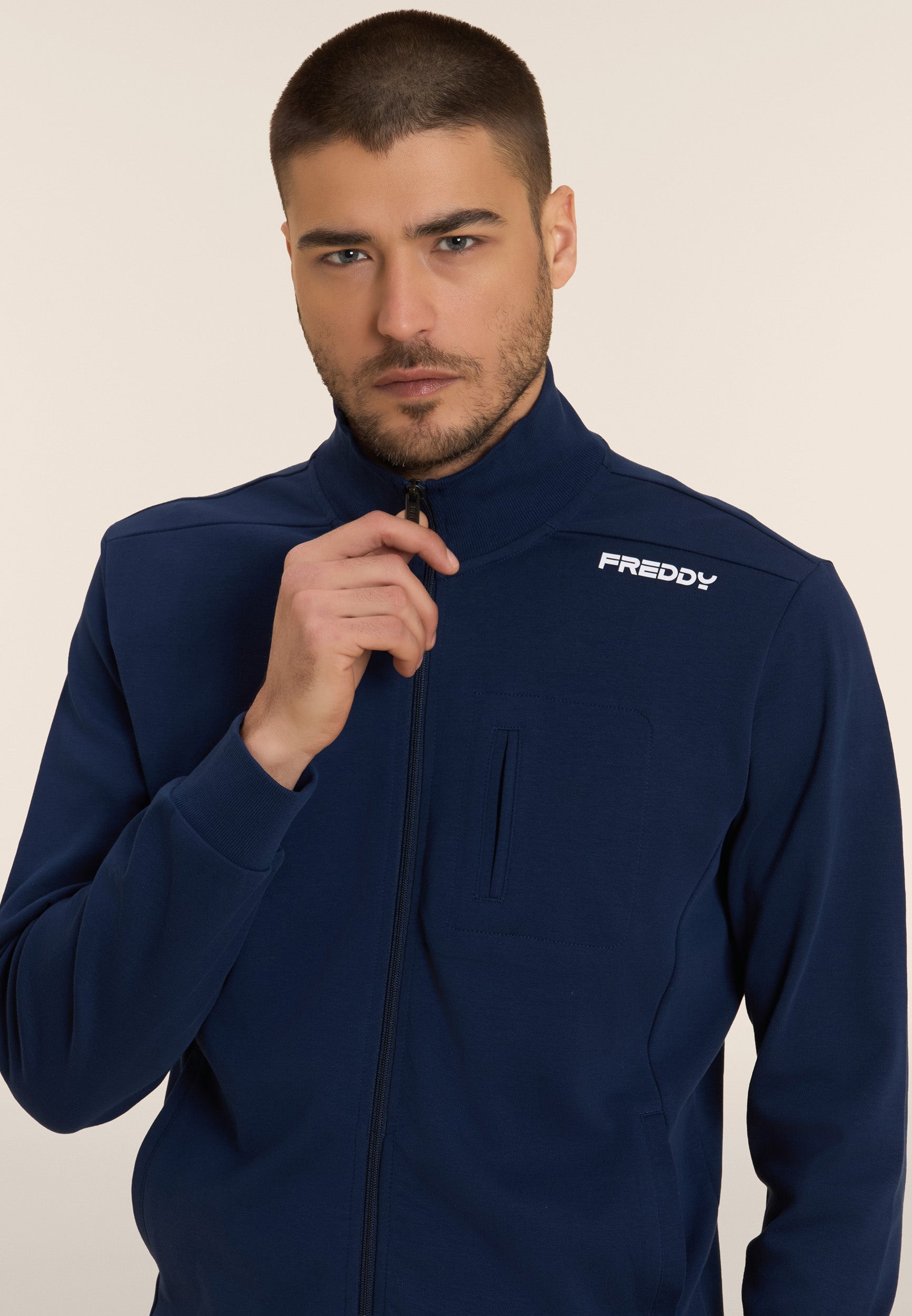 freddy-felpa-full-zip-con-taschino-e-collo-alto image 4