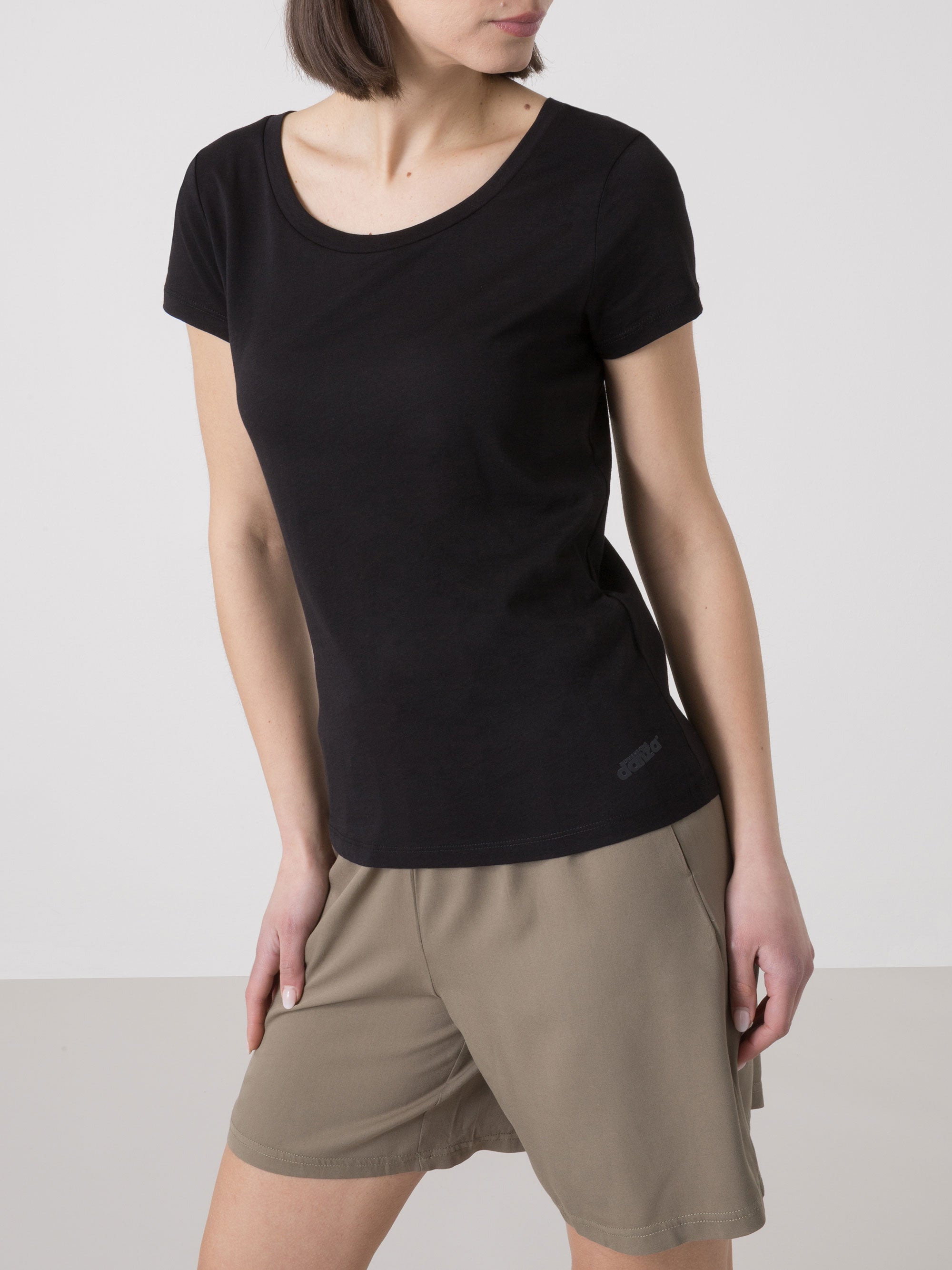 dimensione-danza-t-shirt-donna-danza-manica-corta-scollo-ampio-comfort image 4