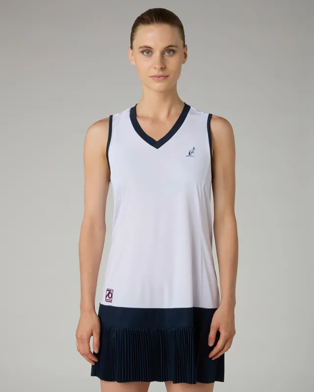 australian-perfect-dress-abito-tennis-elasticizzato-bianco image 1