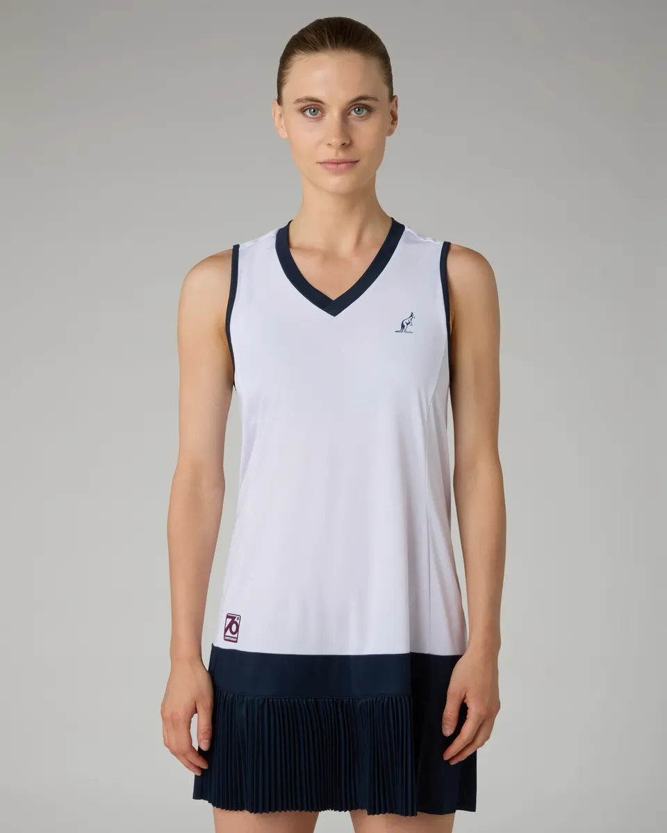australian-perfect-dress-abito-tennis-elasticizzato-bianco image 1