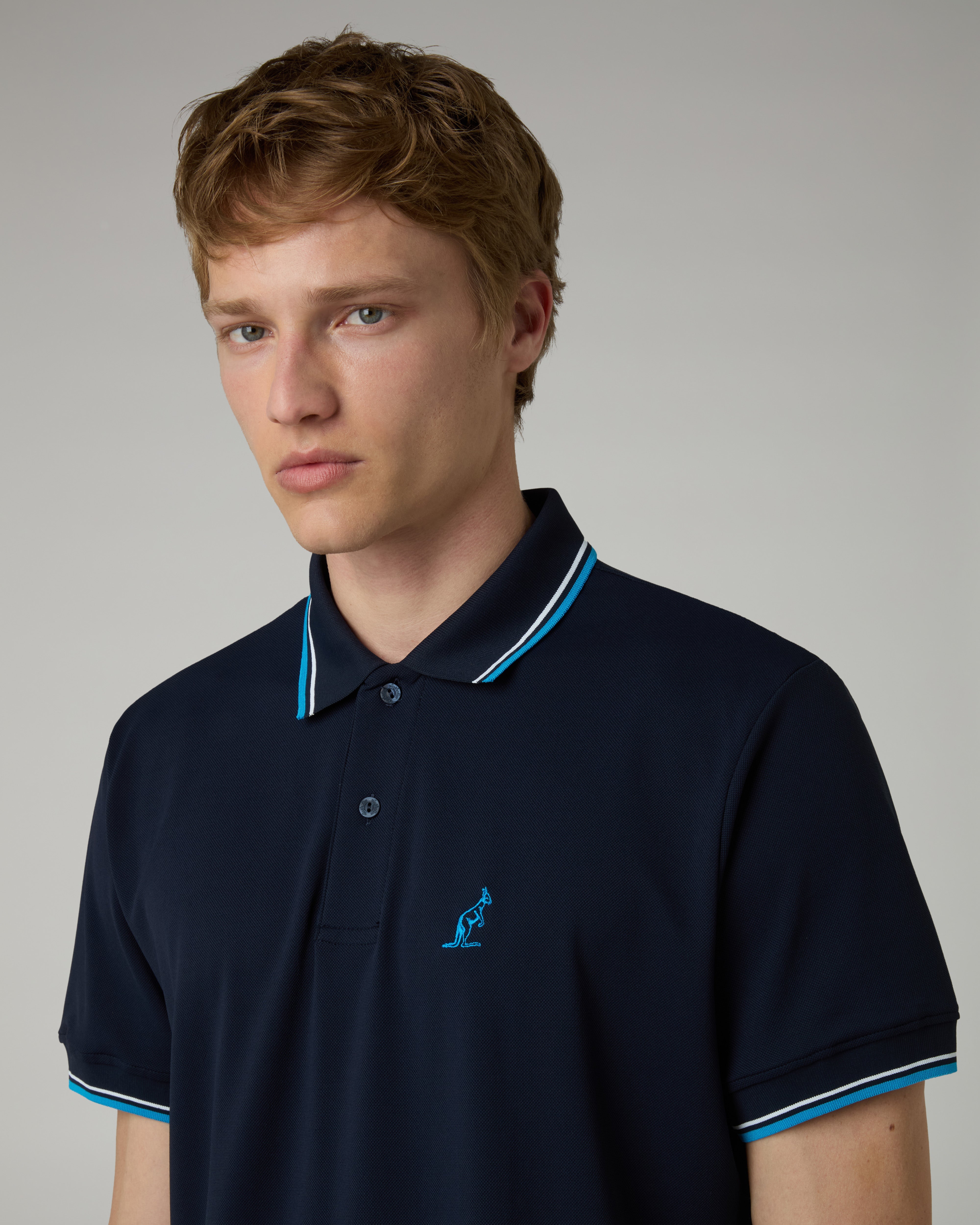 australian-2-stripes-polo-shirt-polo-tecnica-blu-navy-collo-rigato image 4