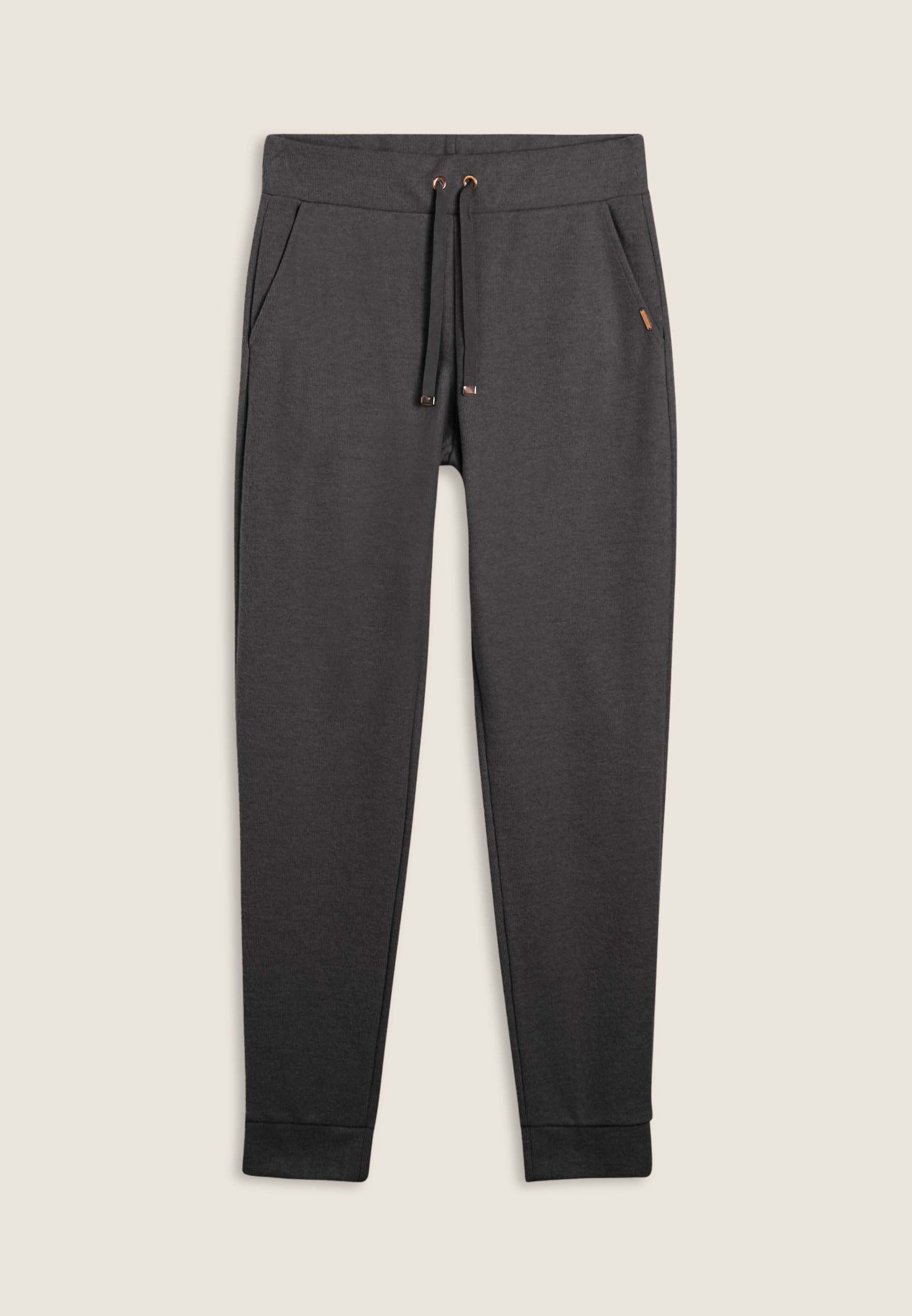 freddy-pantaloni-donna-effetto-tricot-con-polsini-felpa-garzata image 8