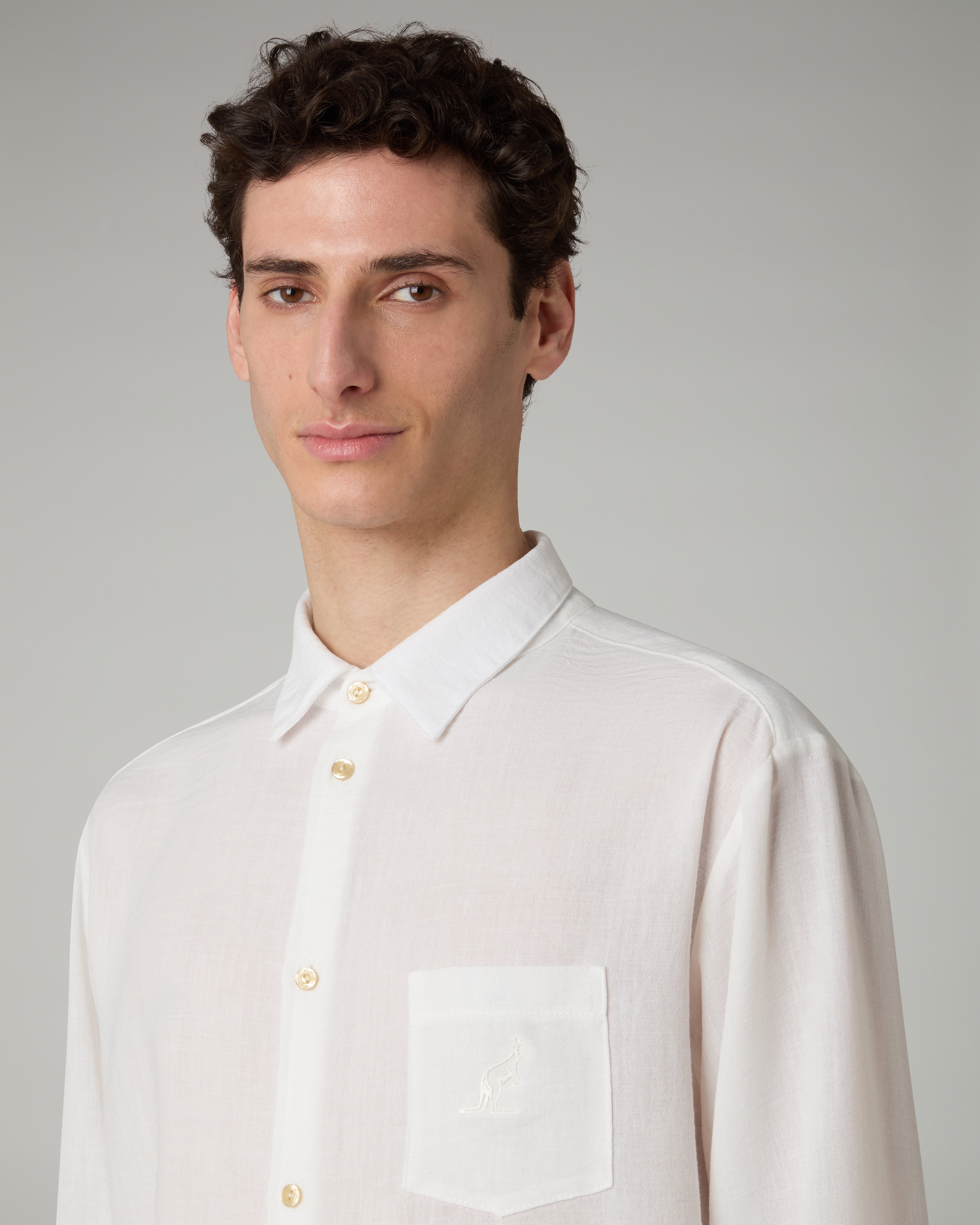australian-doric-camicia-manica-lunga-latte-tessuto-canvas image 4