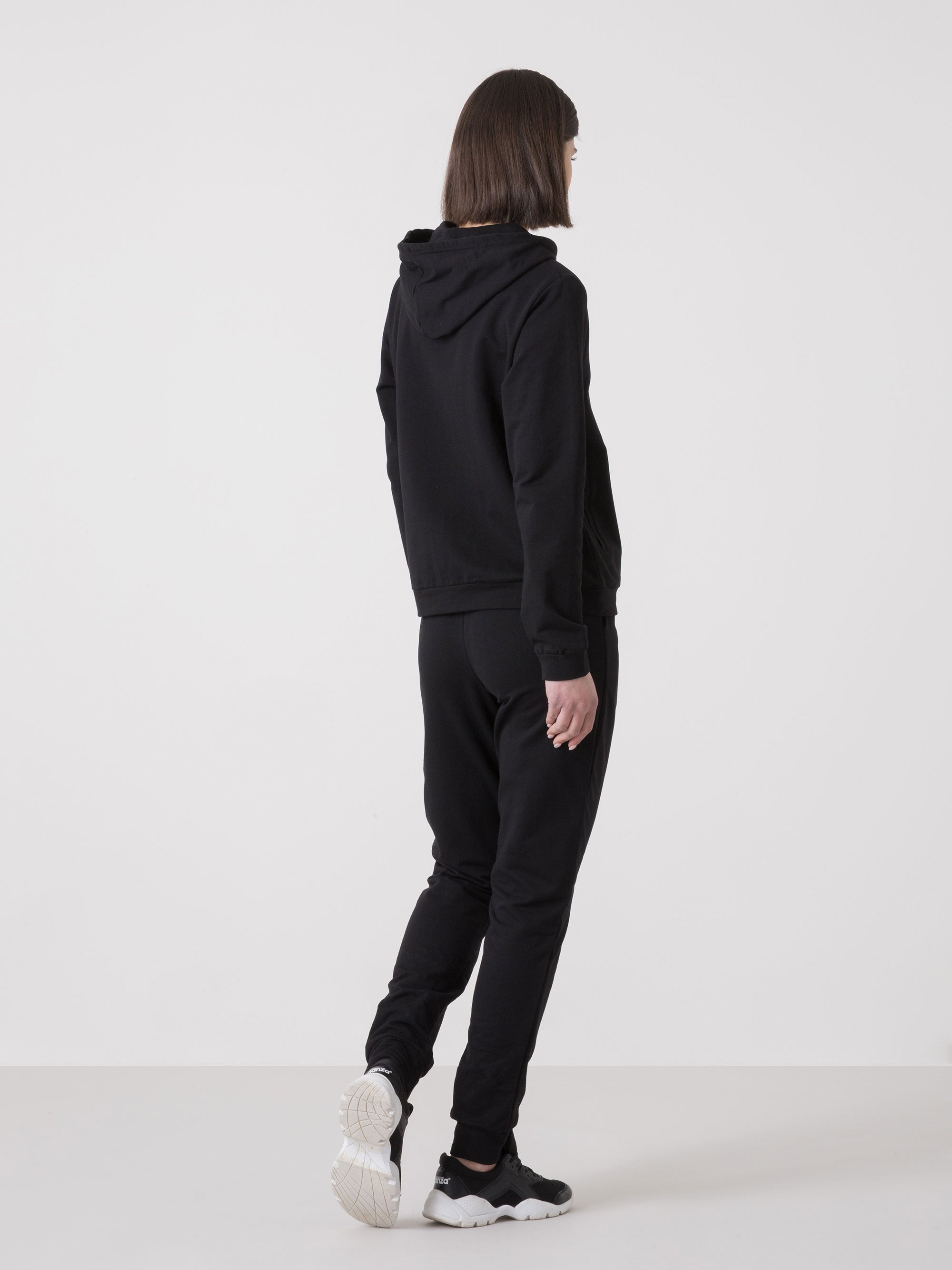 dimensione-danza-tuta-donna-full-zip-con-cappuccio-in-felpa-completo-felpa-panta image 3