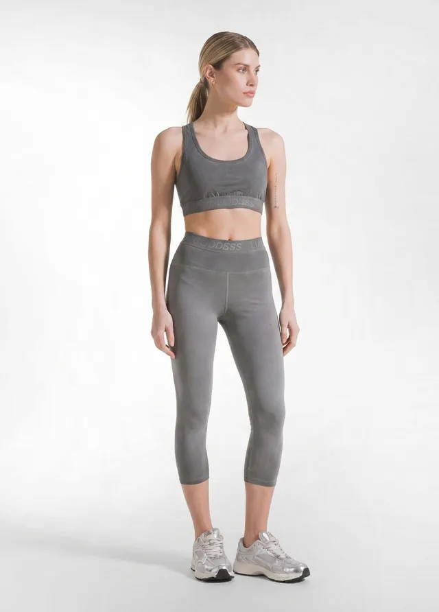 deha-set-top-sportivo-e-leggings-7-8-effetto-fade-nero image 1