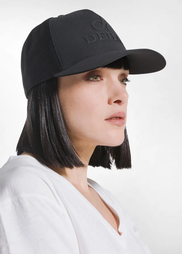 deha-cappellino-logo-nero-con-rete-regolabile image 1