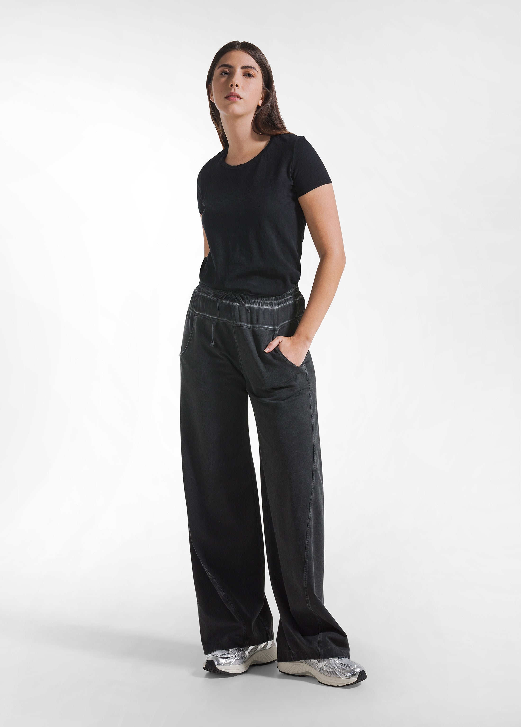 deha-t-shirt-in-cotone-flamm-nero image 4