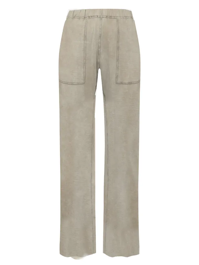 deha-pantalone-in-felpa-organica-effetto-sfumato-beige-pantaloni-leisure image 1