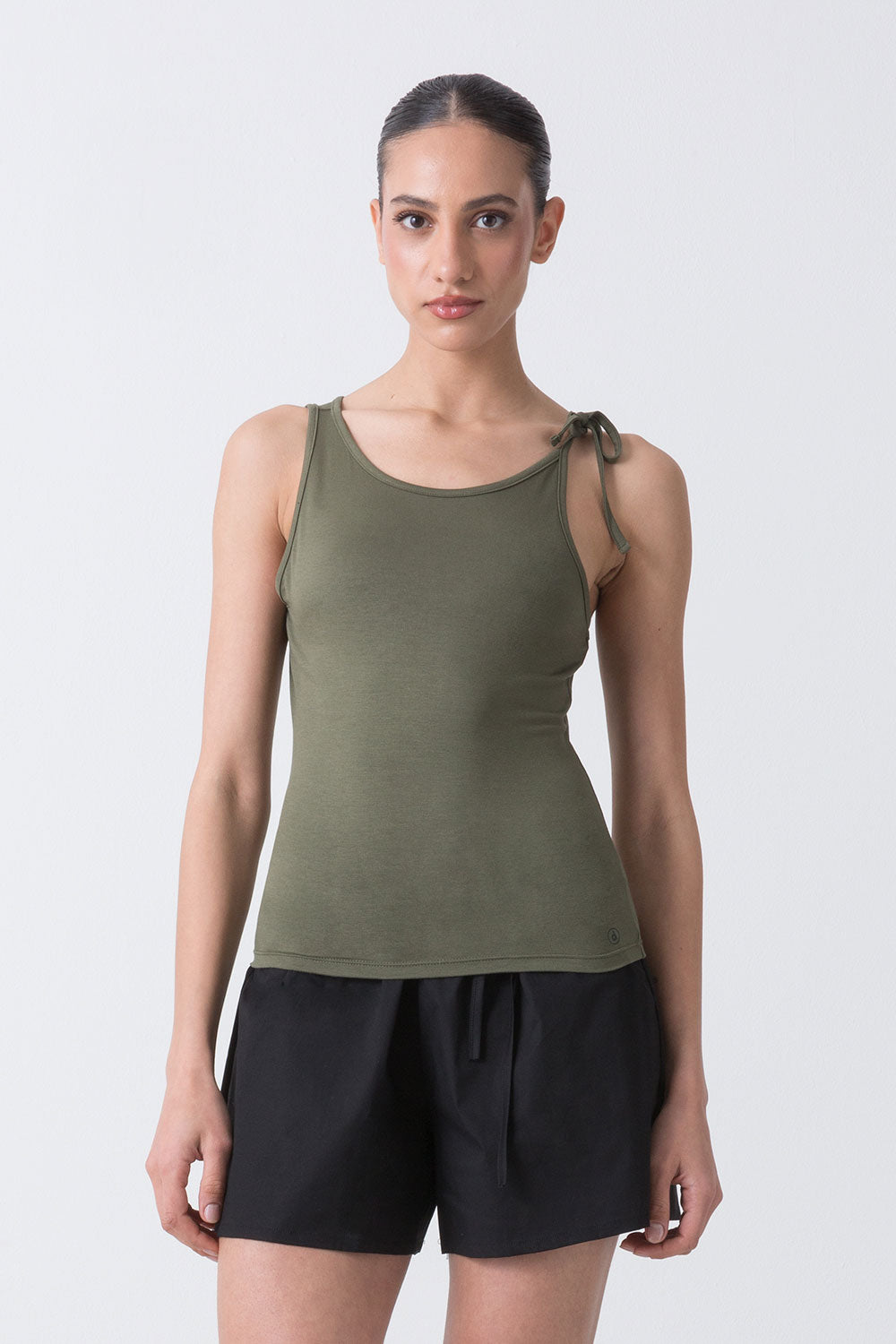 dimensione-danza-basic-top-con-nodo-canotta-jersey-cotone-aderente image 6