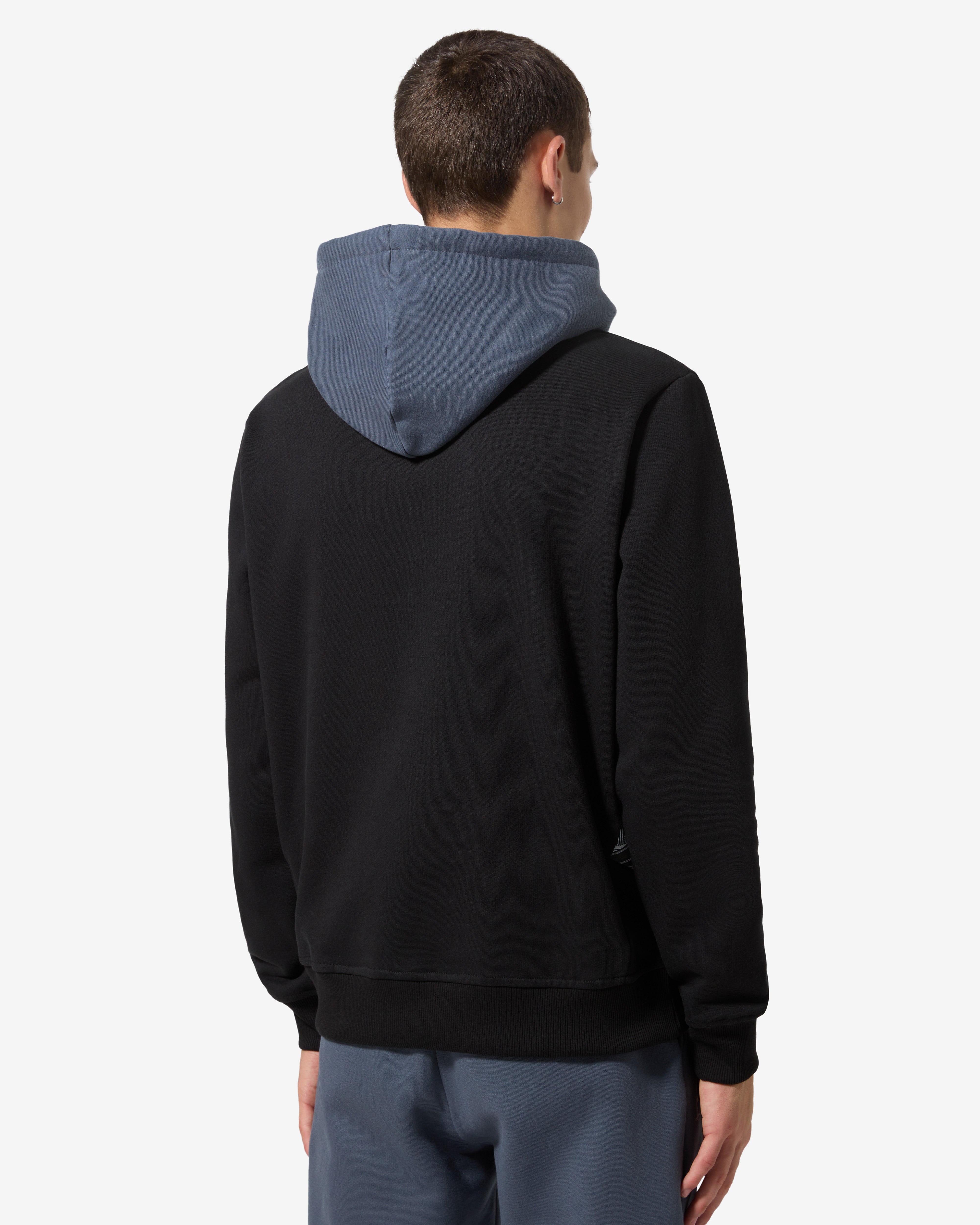 australian-cool-hoodie-in-cotone-con-cappuccio-a-contrasto image 3