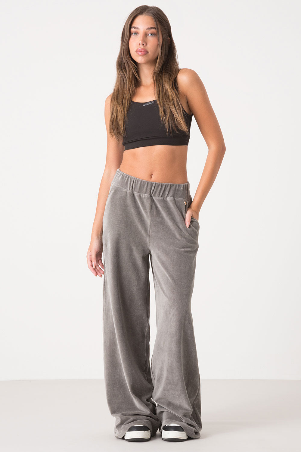 dimensione-danza-pantalone-ampio-in-velluto-leggero-a-coste-donna image 1