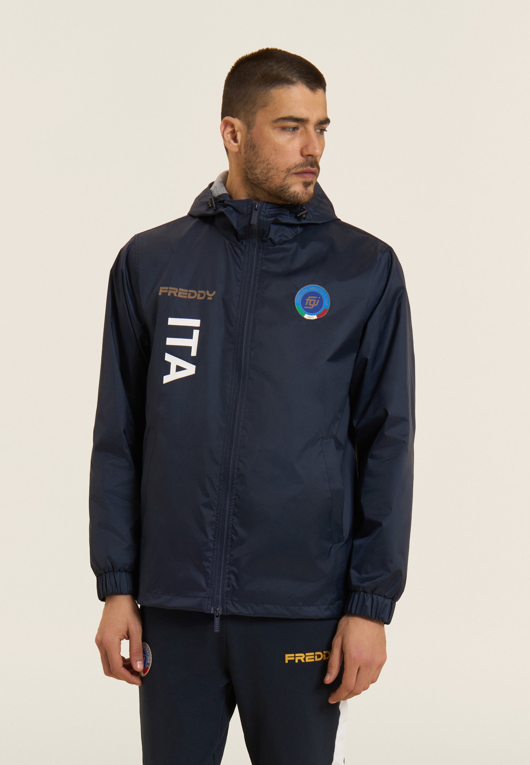 freddy-giacca-impermeabile-unisex-federazione-ginnastica-d-italia-nazionale image 1