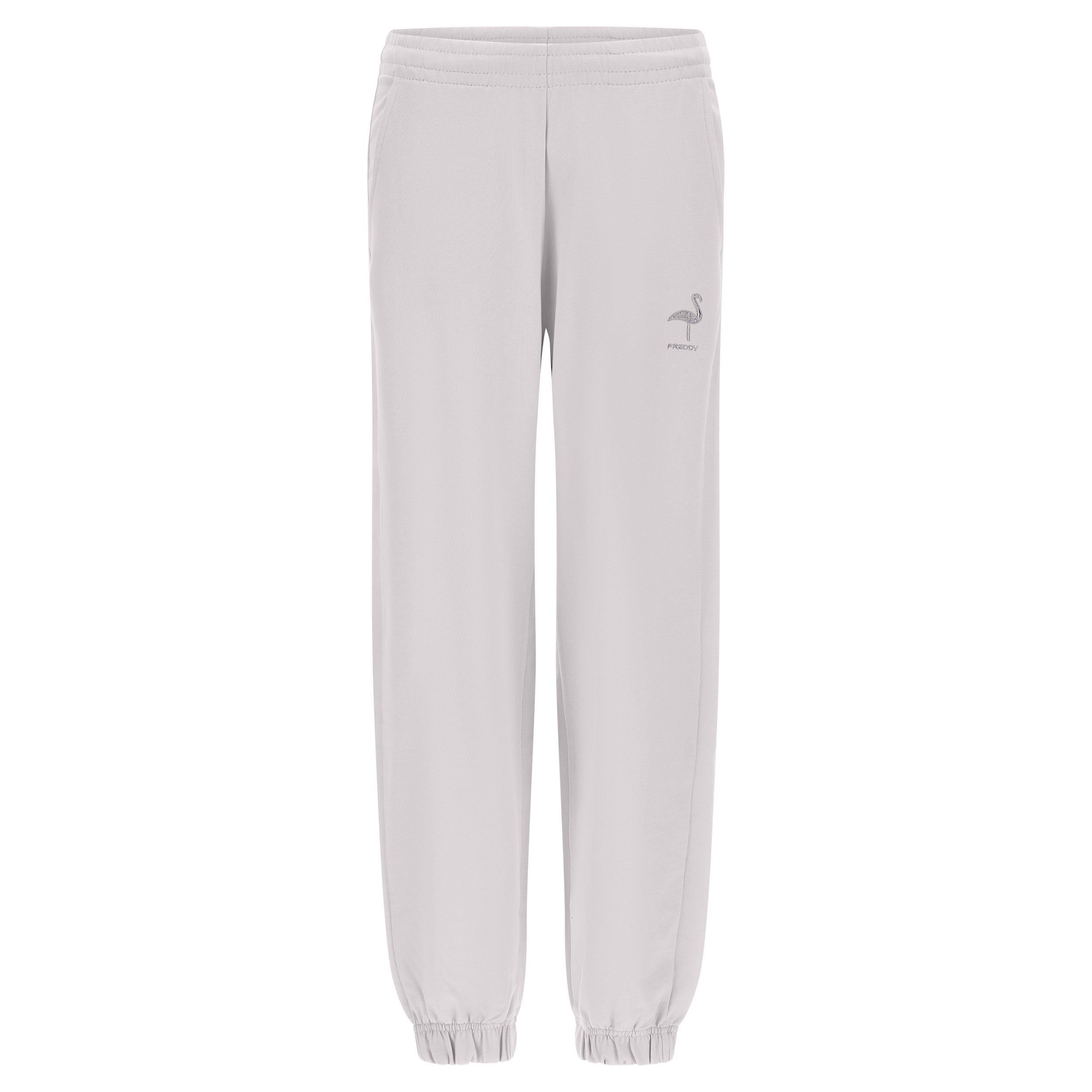 freddy-joggers-in-felpa-leggera-con-patch-fenicottero image 1