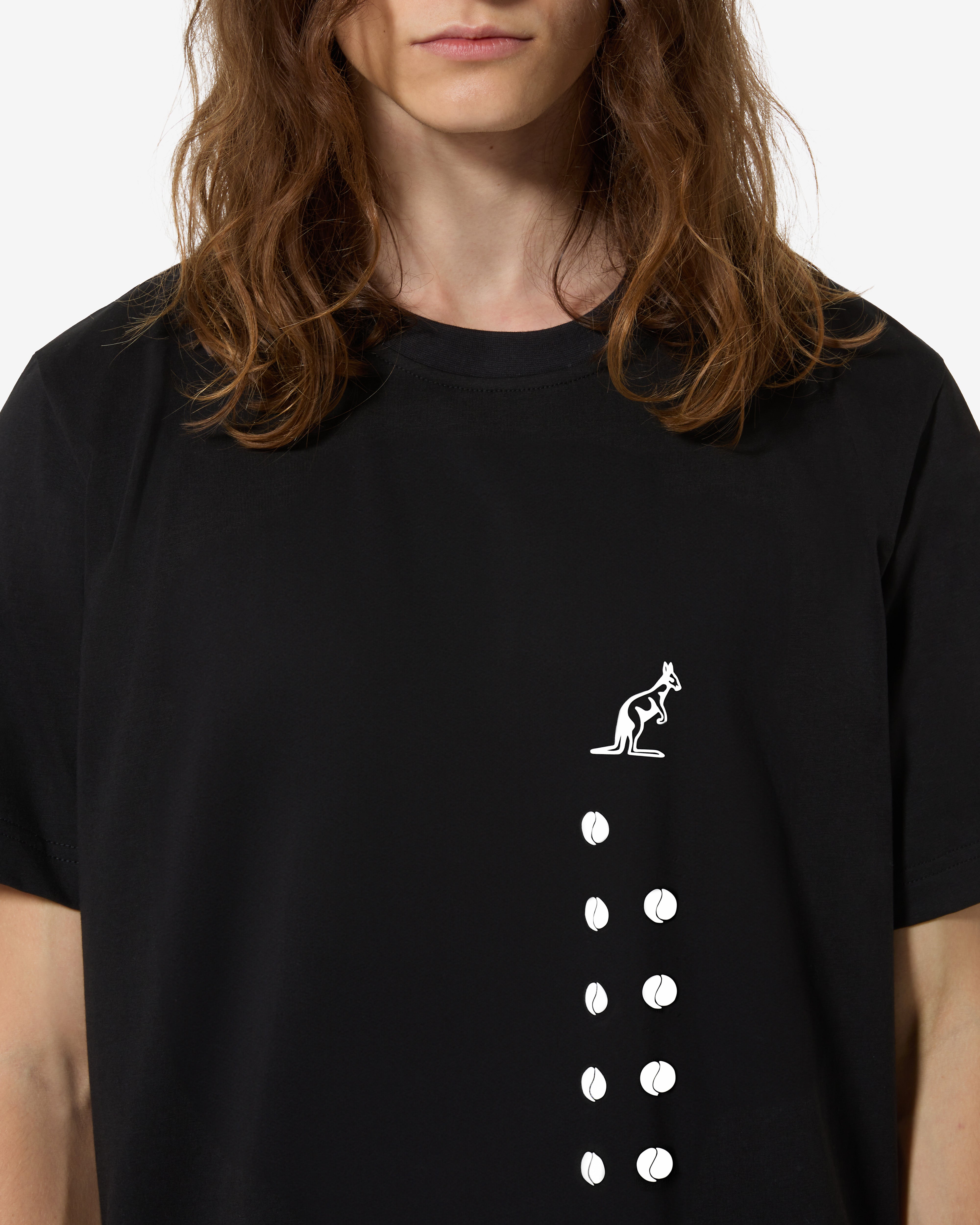 australian-pinkangoo-t-shirt-in-cotone-nero image 3