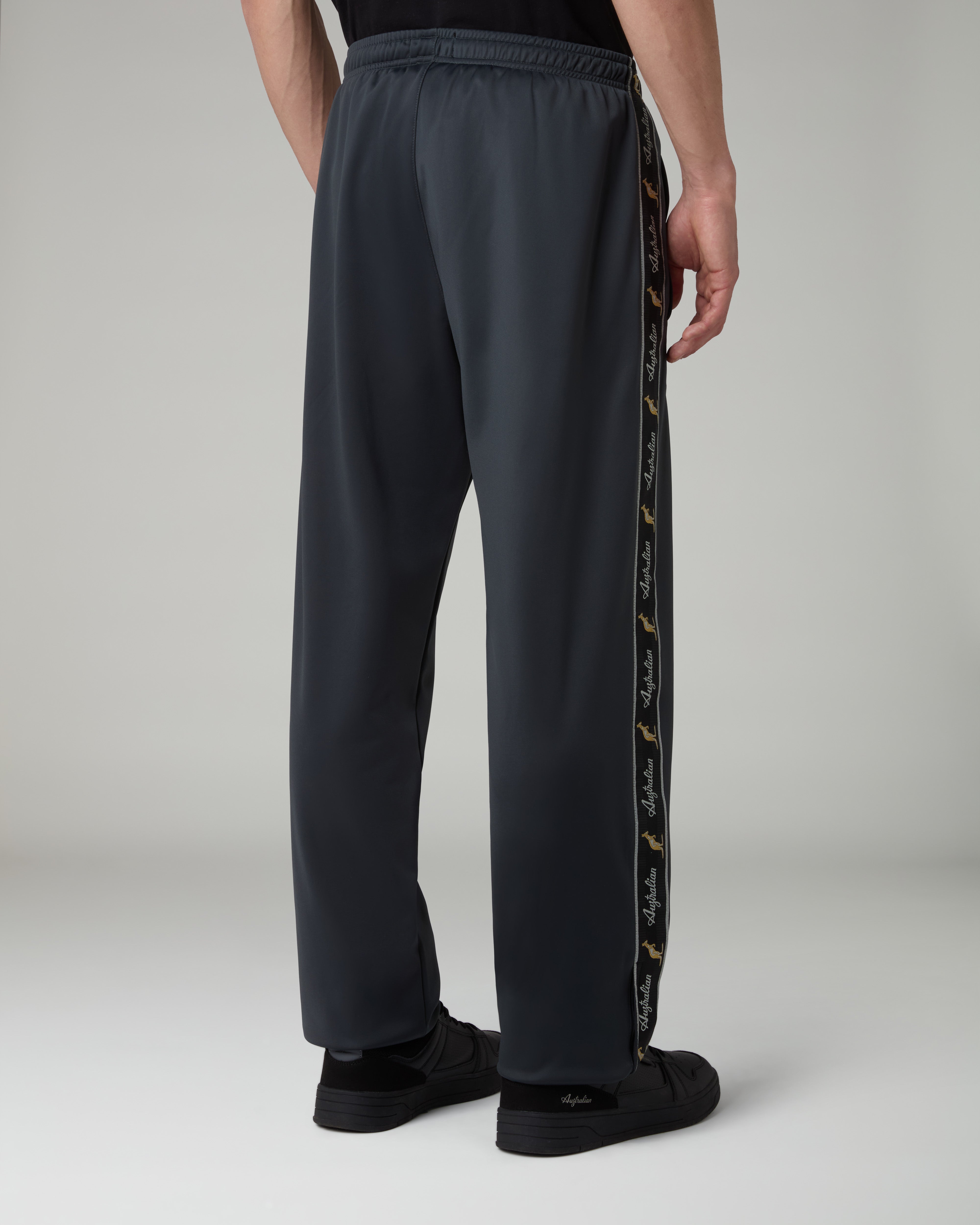 australian-acetate-track-pants-pantalone-tuta-acetato-grigio-titanio-zip image 3