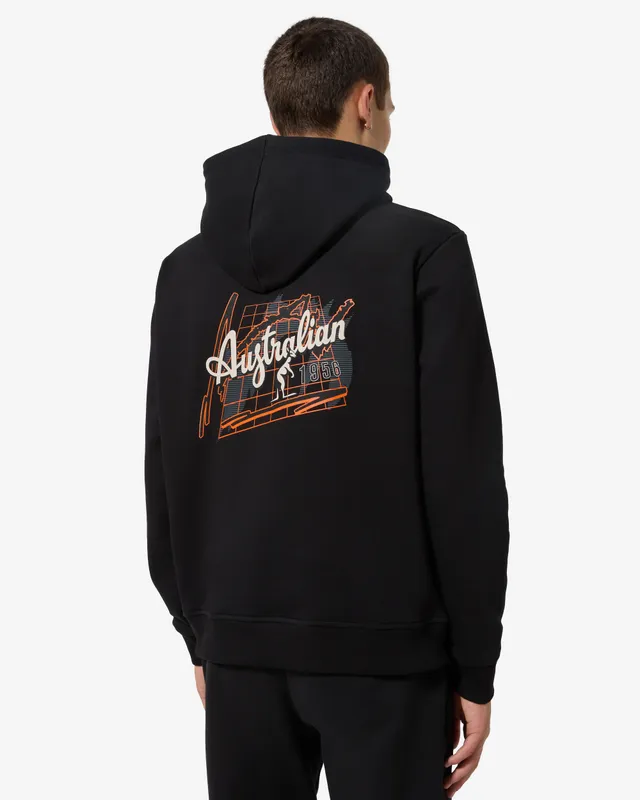 australian-opal-hoodie-felpa-cotone-cappuccio-nera image 1