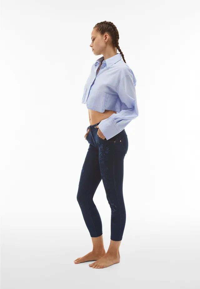 freddy-jeans-wr-up-donna-vita-regular-7-8-superskinny-con-decoro-floreale image 1