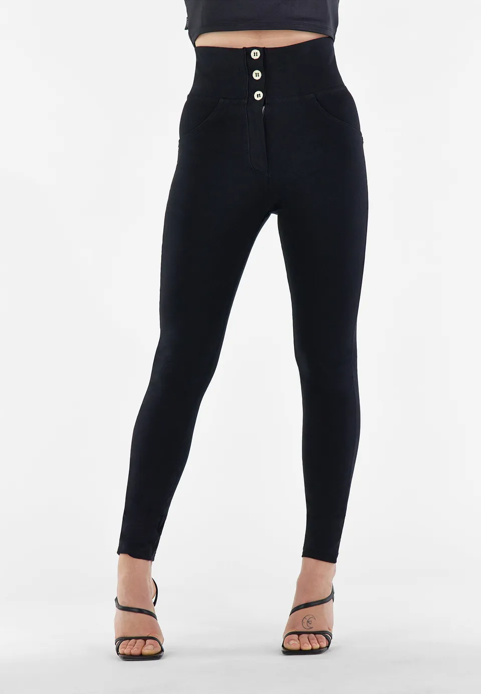 freddy-pantaloni-push-up-wr-up-curvy-vita-alta-con-bottoni image 1