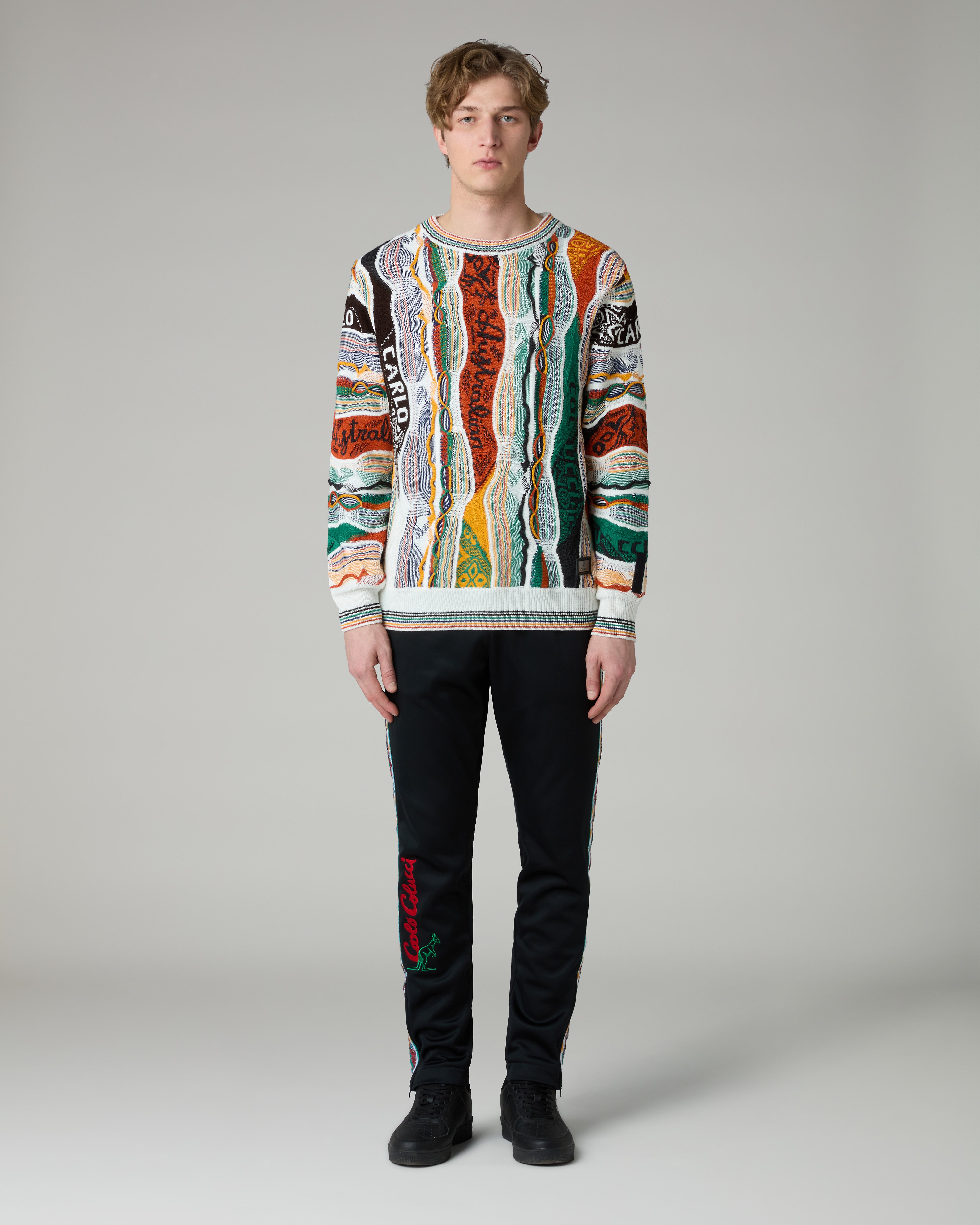 australian-heritage-knitted-crewneck-pullover-jacquard-carlo-colucci-x-australia image 2