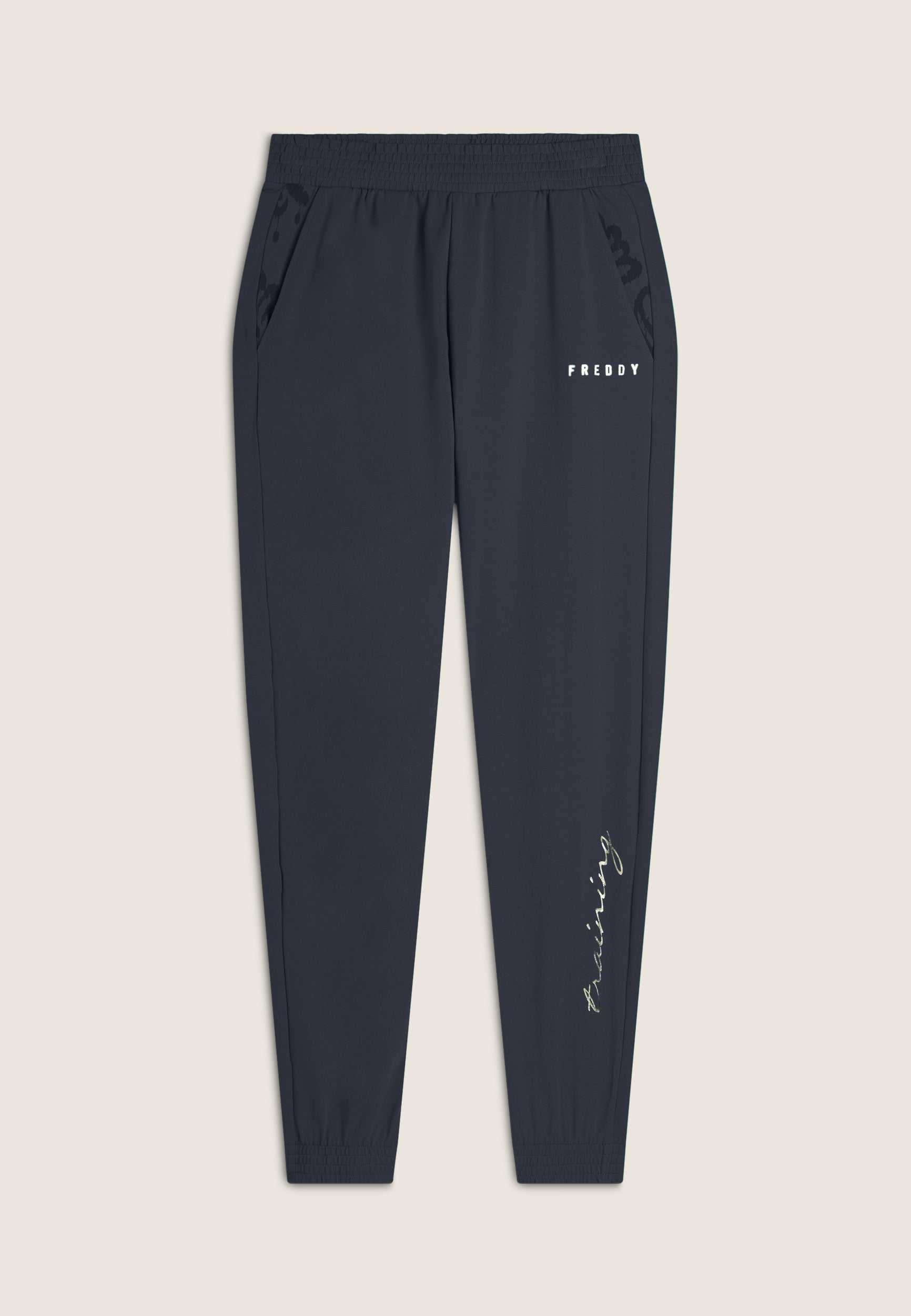 freddy-pantaloni-sportivi-regular-fit-con-elastico-e-dettagli-oro image 8