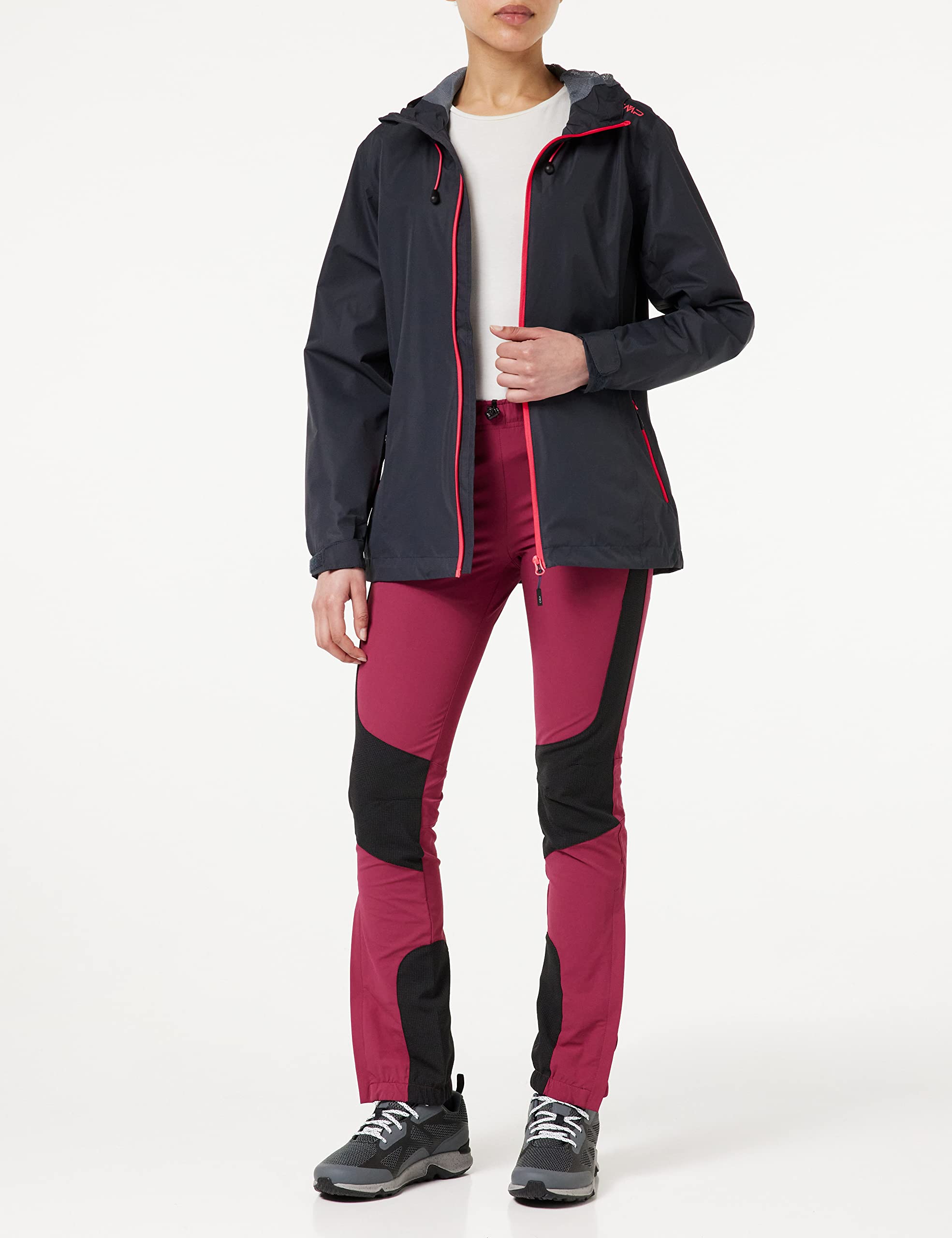 cmp-30t6226-pantaloni-trekking-donna-con-dettaglio-melange image 2