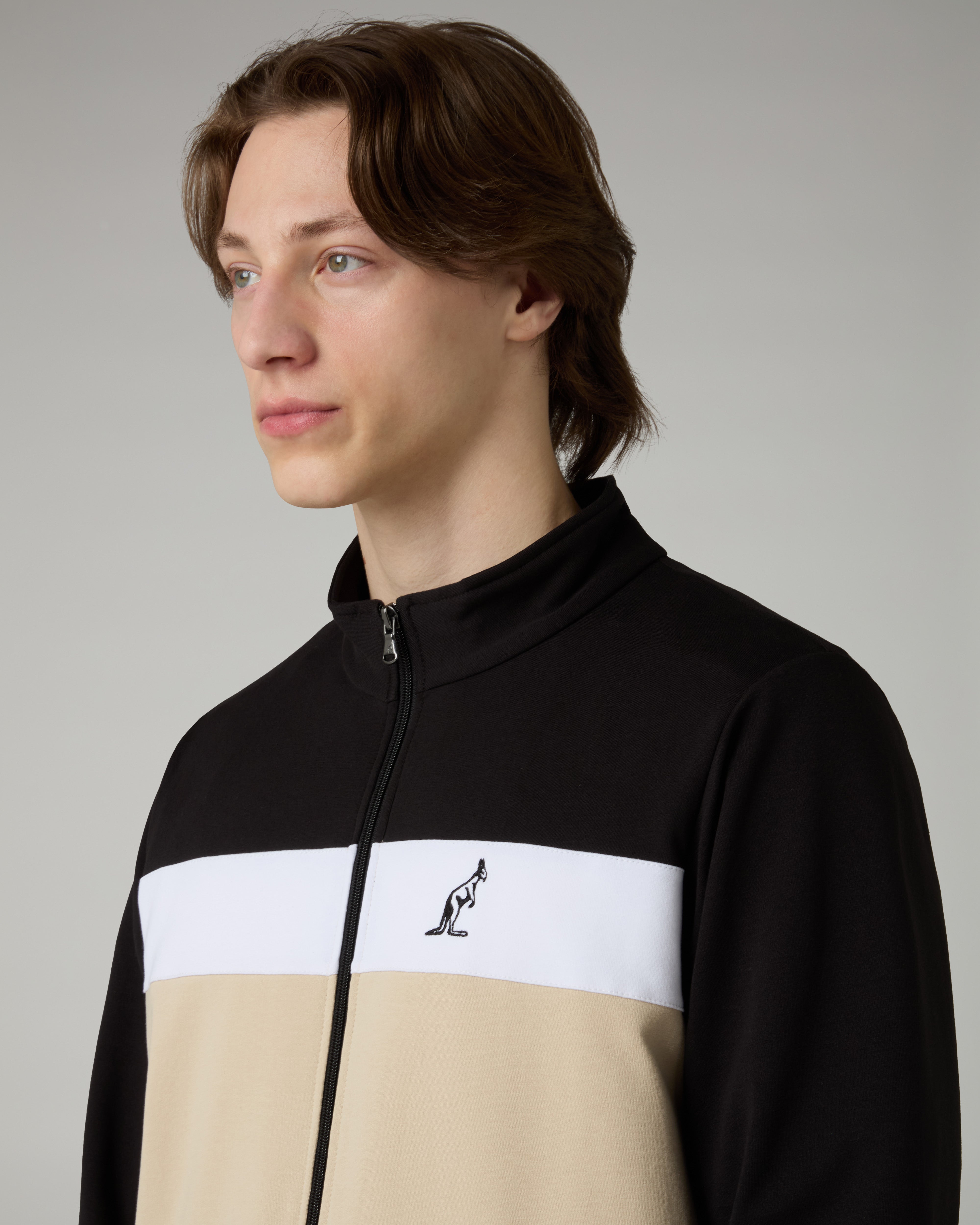 australian-heritage-tracksuit-tuta-completa-sabbia-full-zip-made-in-italy image 4