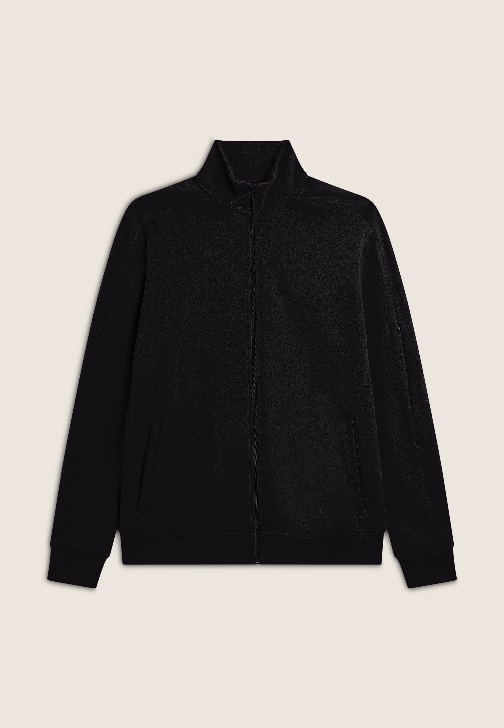 freddy-felpa-uomo-con-zip-intera-collo-alto-e-tasca-zippata image 1