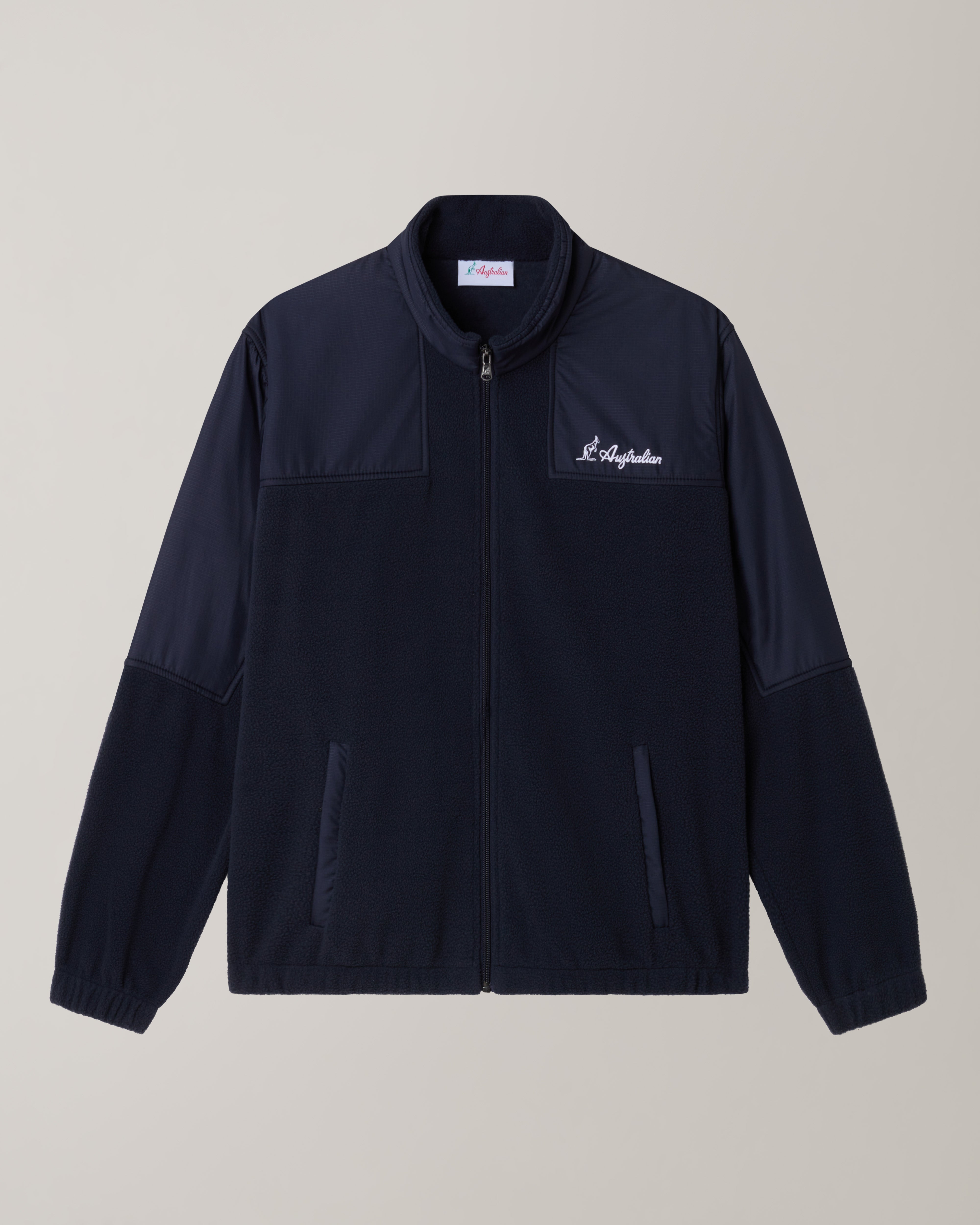 australian-color-block-track-jacket-giacca-pile-eclipse-blue image 7