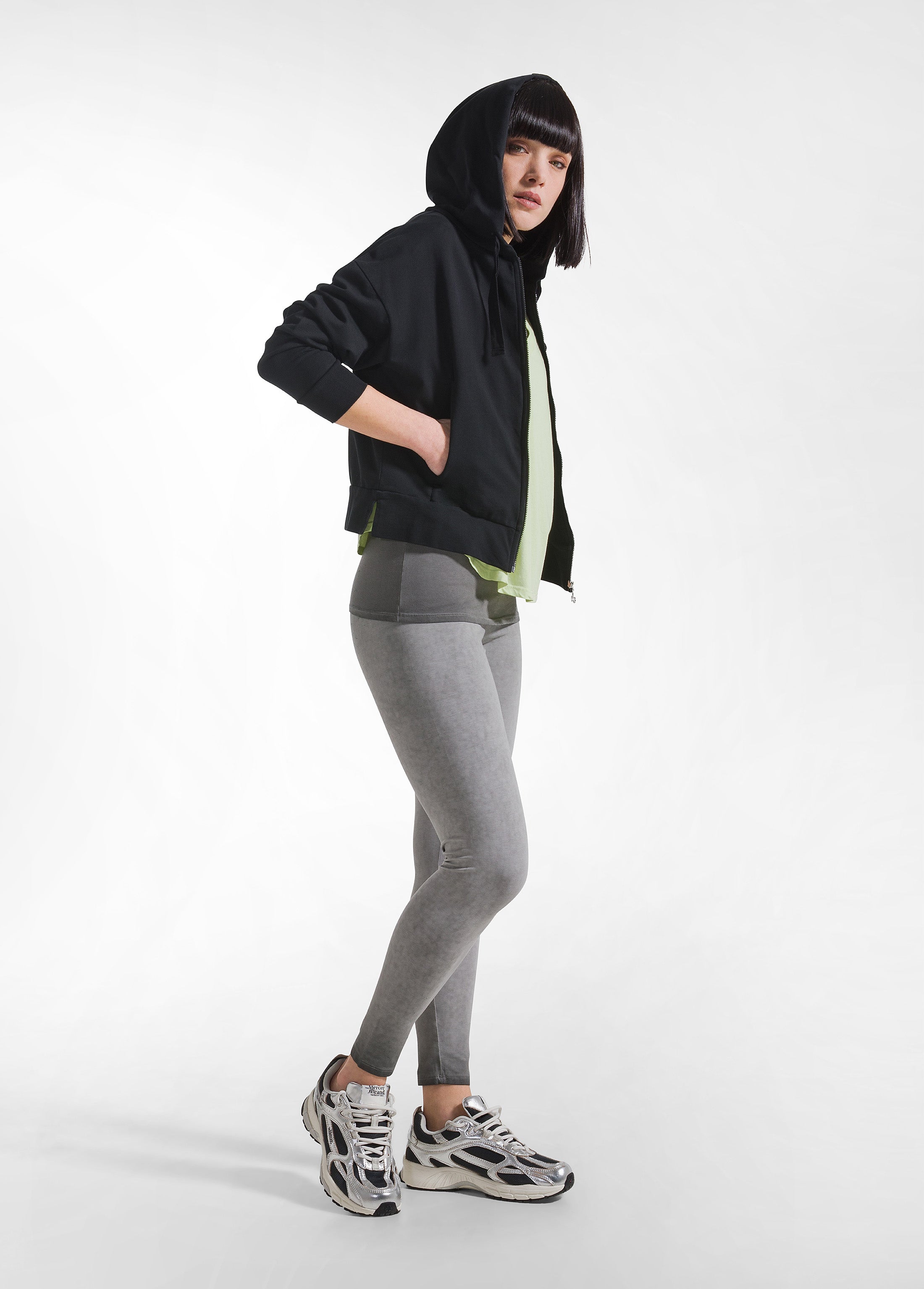 deha-d42035-leggings-vita-alta-effetto-sfumato-nero image 1