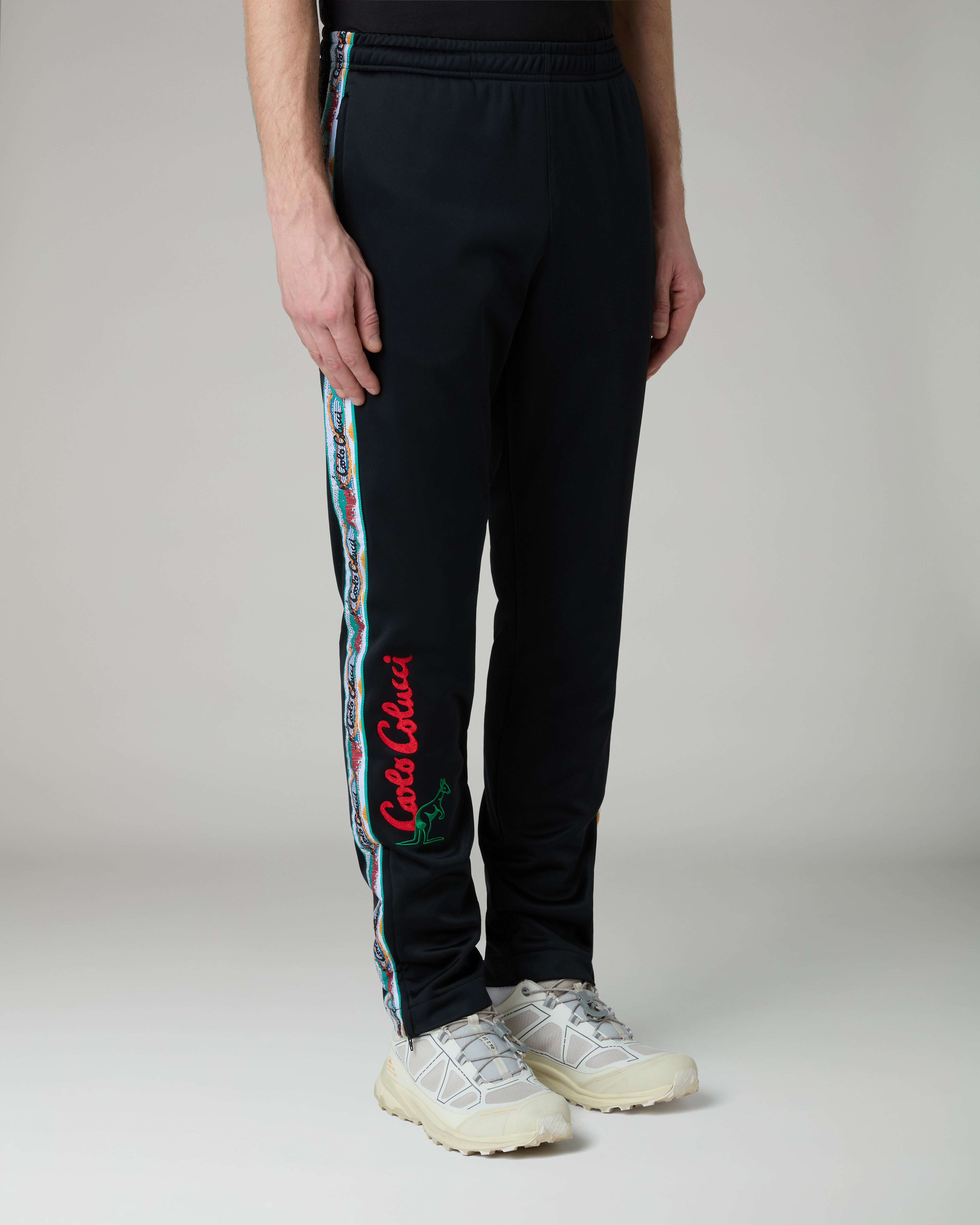 australian-x-carlo-colucci-color-tape-track-pant-nero-slim image 1