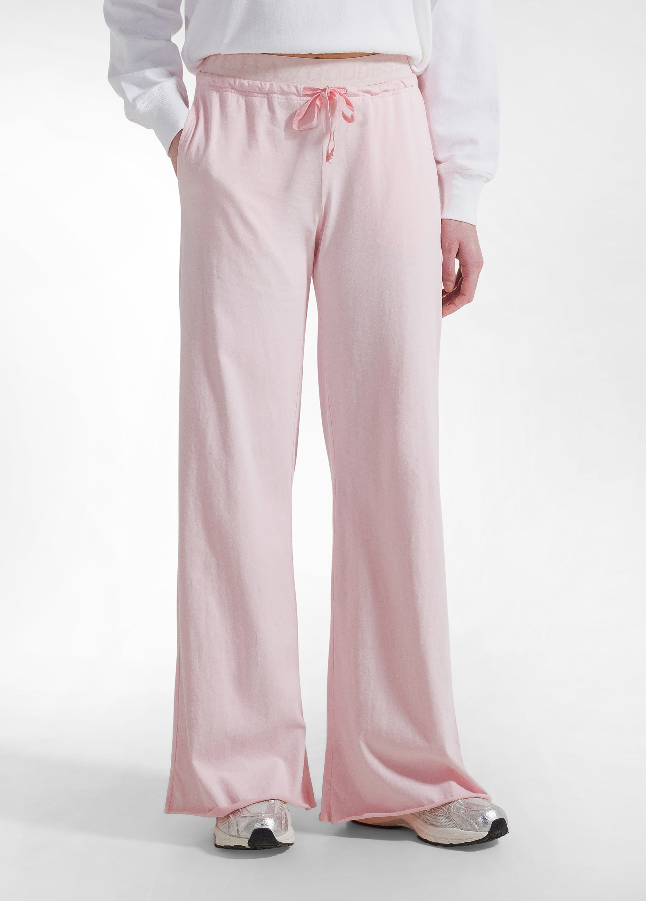 deha-pantaloni-ampi-jersey-effetto-fade-rosa image 2